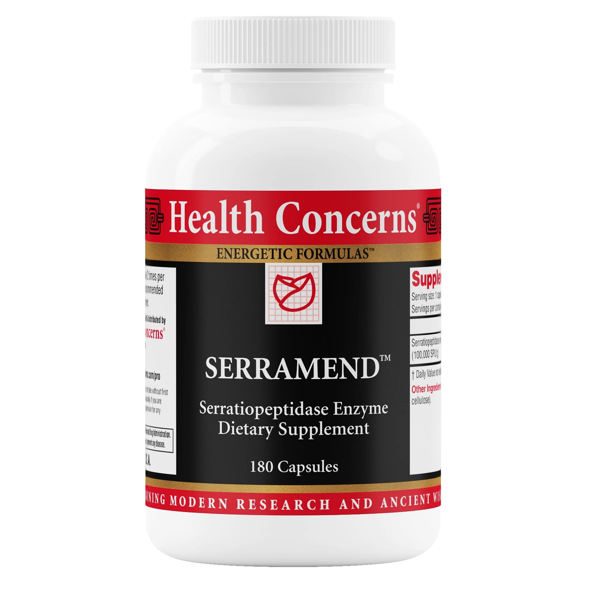 Health Concerns Serramend – Immune Defense Support Supplement – Serrapeptase Proteolytic Enzyme – Blood Circulation – Chinese Herbal Supplement for Men & Women – 180 Capsules Health Concerns buy supplements canada