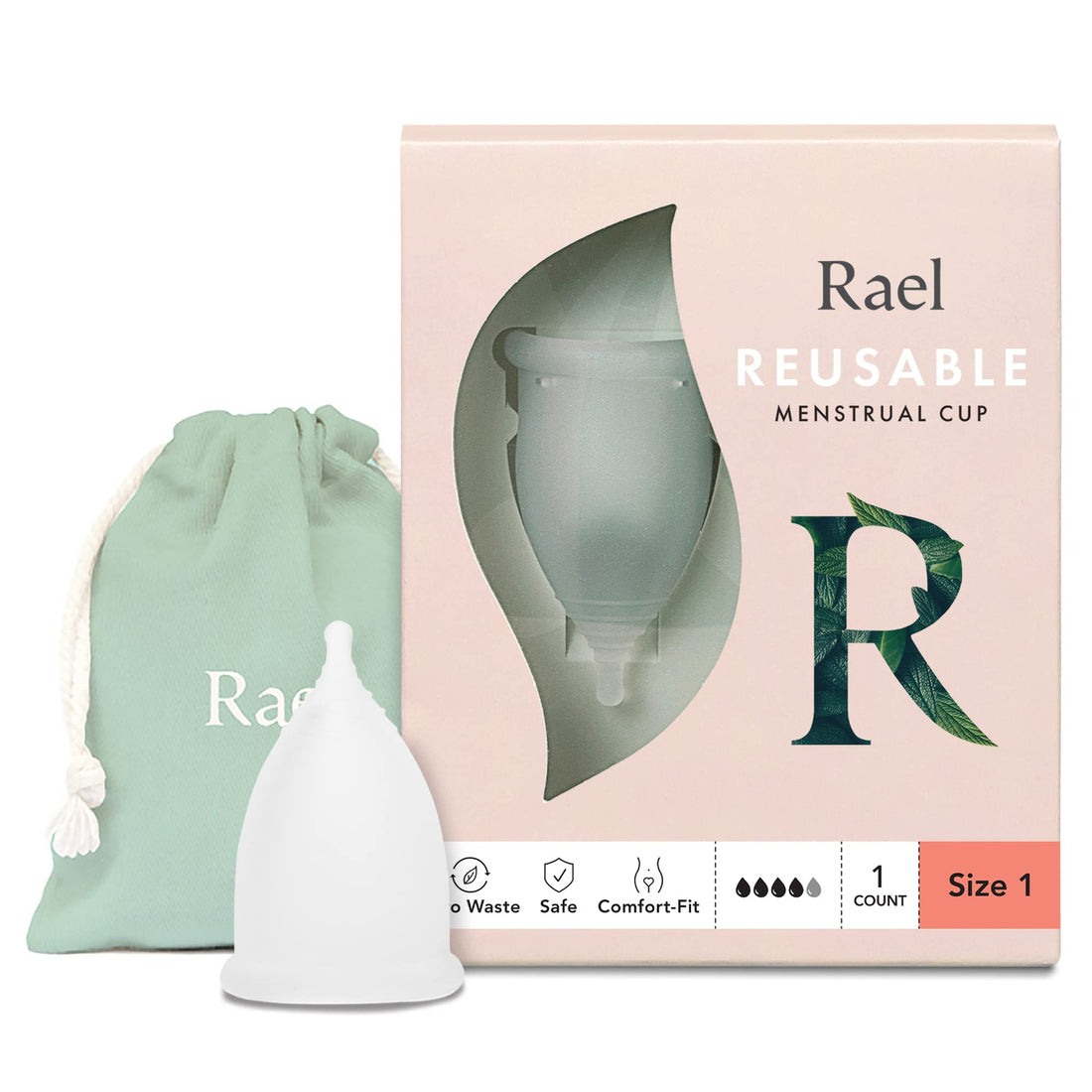Rael Period Cup, Soft Reusable Menstrual Cups for Women - Medical-Grade Silicone, Period Cups Rael buy supplements canada