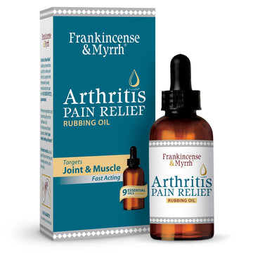 Frankincense & Myrrh Arthritis Pain Relief Rubbing Oil – Arthritis Pain Reliever with Frankincense Essential Oil for Sciatica, Lower Back, Neck, Hands, Knees, Joints and Shoulders, 2 fl.oz. - 1 Pack FRANKINCENSE & MYRRH buy supplements canada