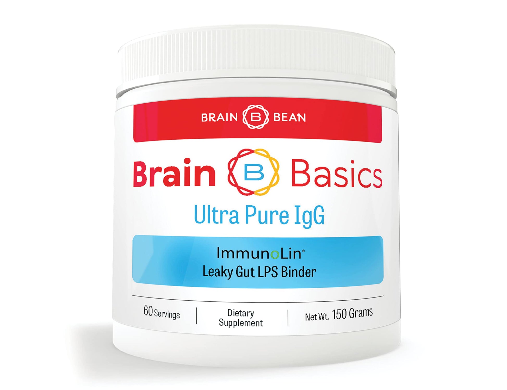 Brain Basics Ultra Pure IgG Supplement - Dairy-Free Supplement IgG-Immunolin Powder, Blended Vitamin & Mineral Supplements, 150g, 60 Servings Brain Bean buy supplements canada