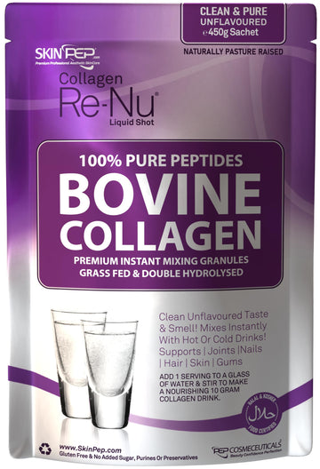 Collagen Powder, Ultra Premium Hydrolysed Bovine Collagen Peptides by SkinPep Skin Pep buy supplements canada