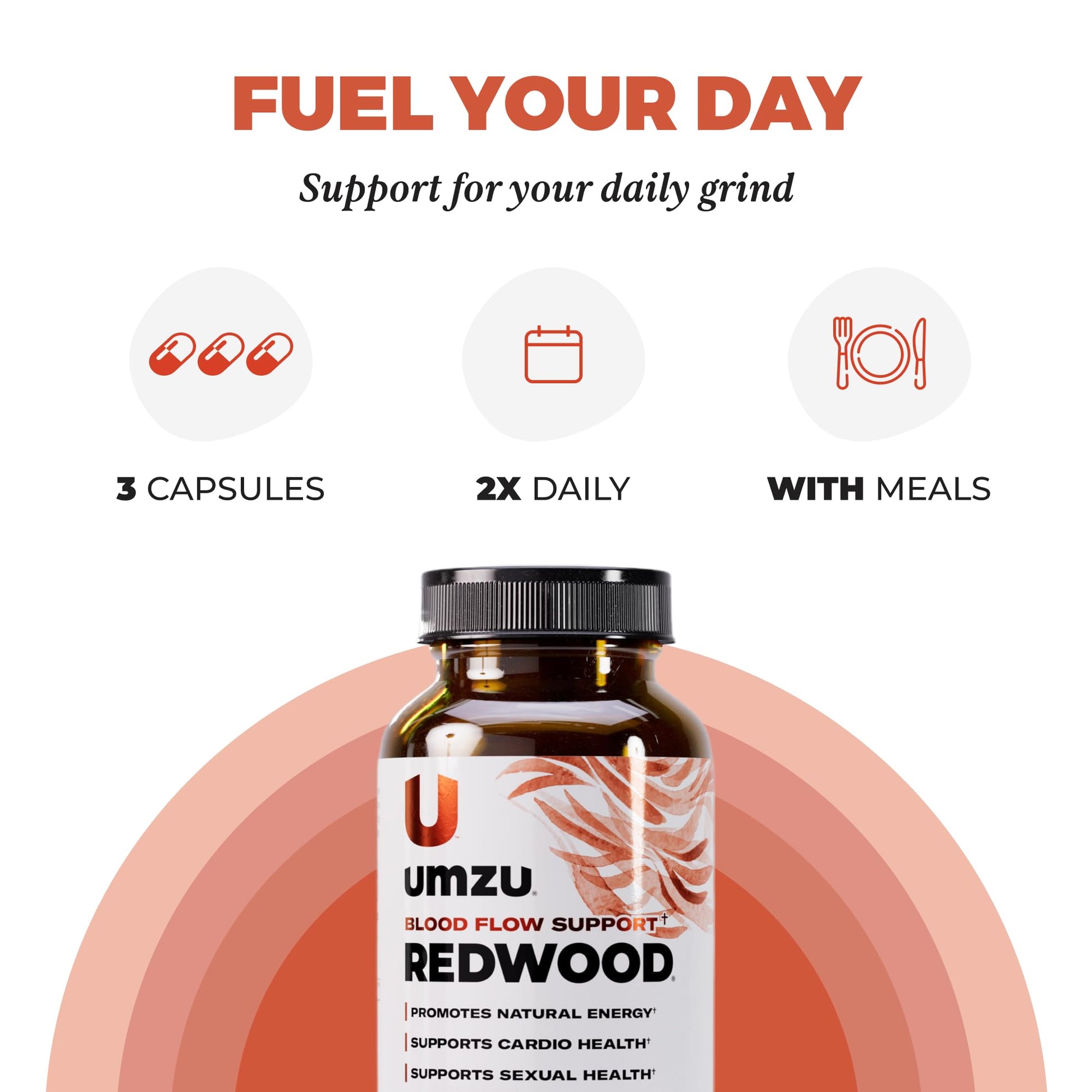 UMZU Redwood Nitric Oxide Booster, (30 Day Supply) – Vitamin C, Garlic & Horse Chestnut – Healthy Circulation & Endurance – Daily Cardiovascular Support Nitric Oxide UMZU buy supplements canada