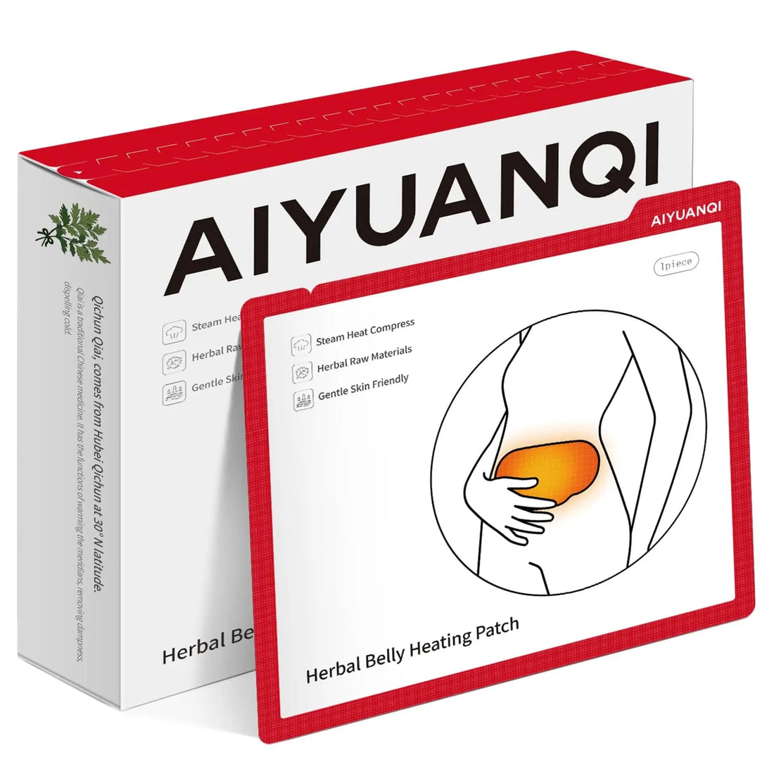 AIYUANQI 3PCS Menstrual Cramps Herbal Heating Patches for Pain Relief, Self-Heating Mugwort Patches, Full Abdomen Cover and Skin-friendly Comfortable, Rapid Heating and Keep Warm, Ideal Gift for Women AIYUANQI buy supplements canada