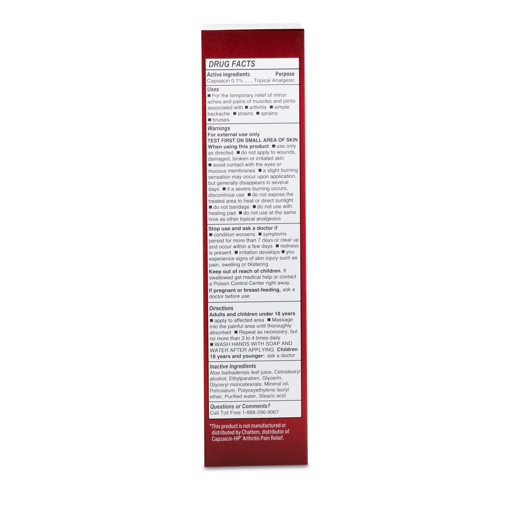 Globe (3 Pack) Capsaicin 0.1% High Potency Pain Relief Cream, Unscented (2 oz) Deep Penetrating Relief from: Arthritis, Muscle, Joint and Back Pain Globe buy supplements canada