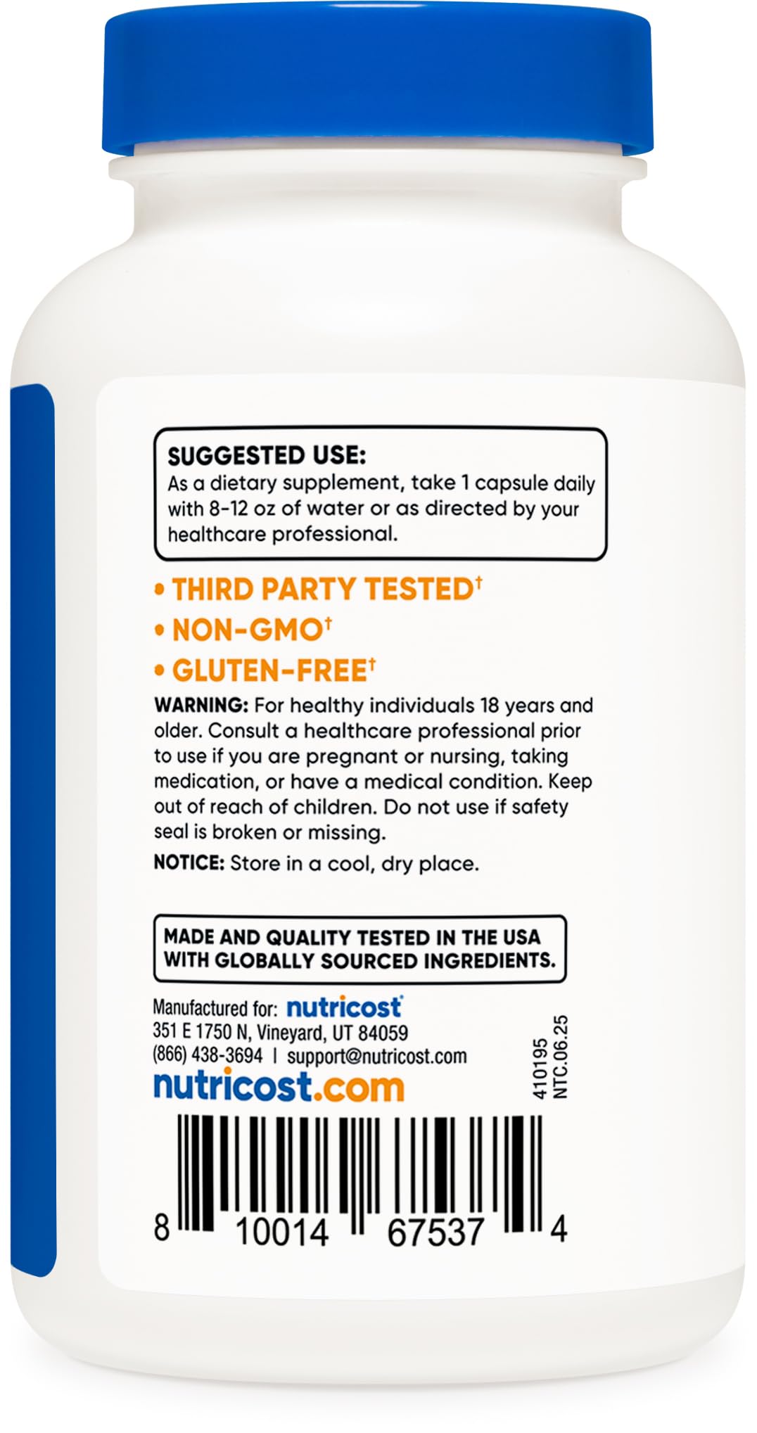 Nutricost Milk Thistle Extract 240 Capsules for 240 Servings Per Bottle - Vegan, GMO Free and Gluten Free Nutricost buy supplements canada