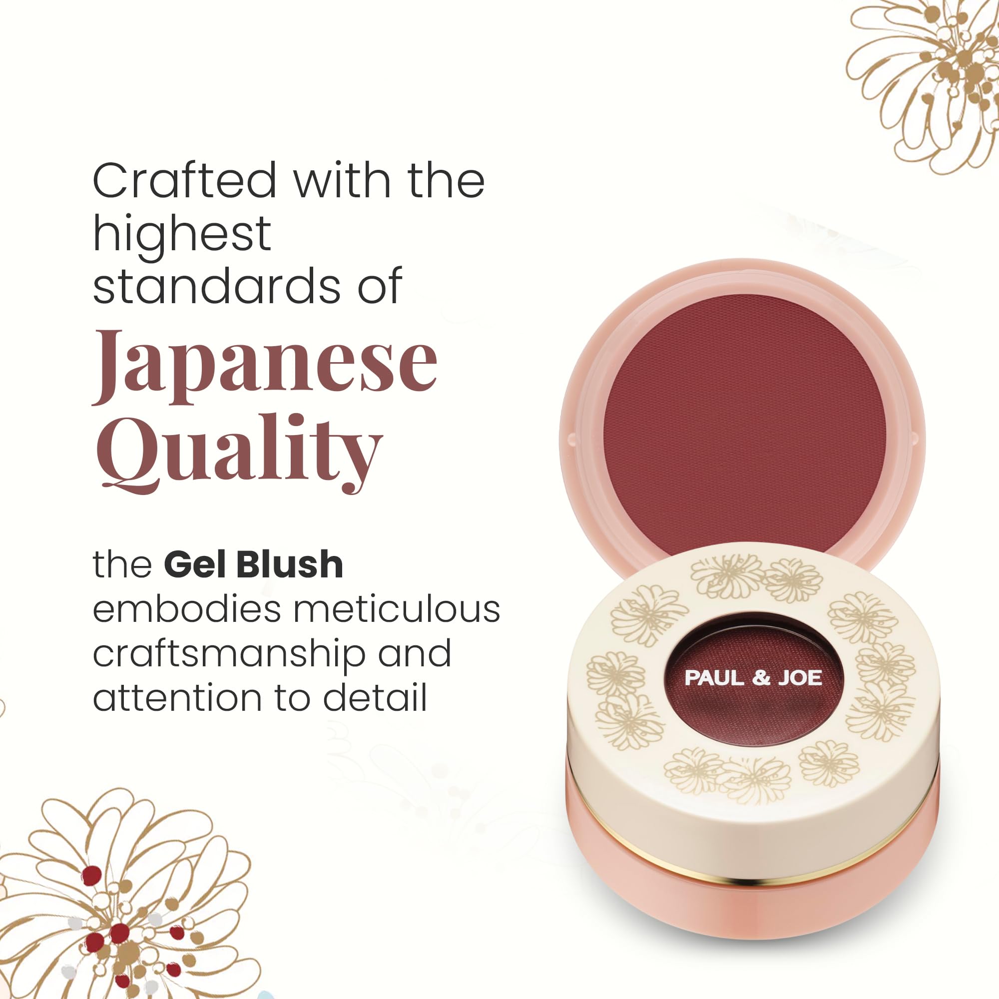 Paul & Joe Gel Blush, Bright and Buildable Blush Makeup, Water-Based Gel Makeup Blush with Hydrating Oils for Dewy, Radiant Finish, Garnet and Wine Red Cheek Tint, 05 Sommeliere, 0.71 oz Paul & Joe buy supplements canada
