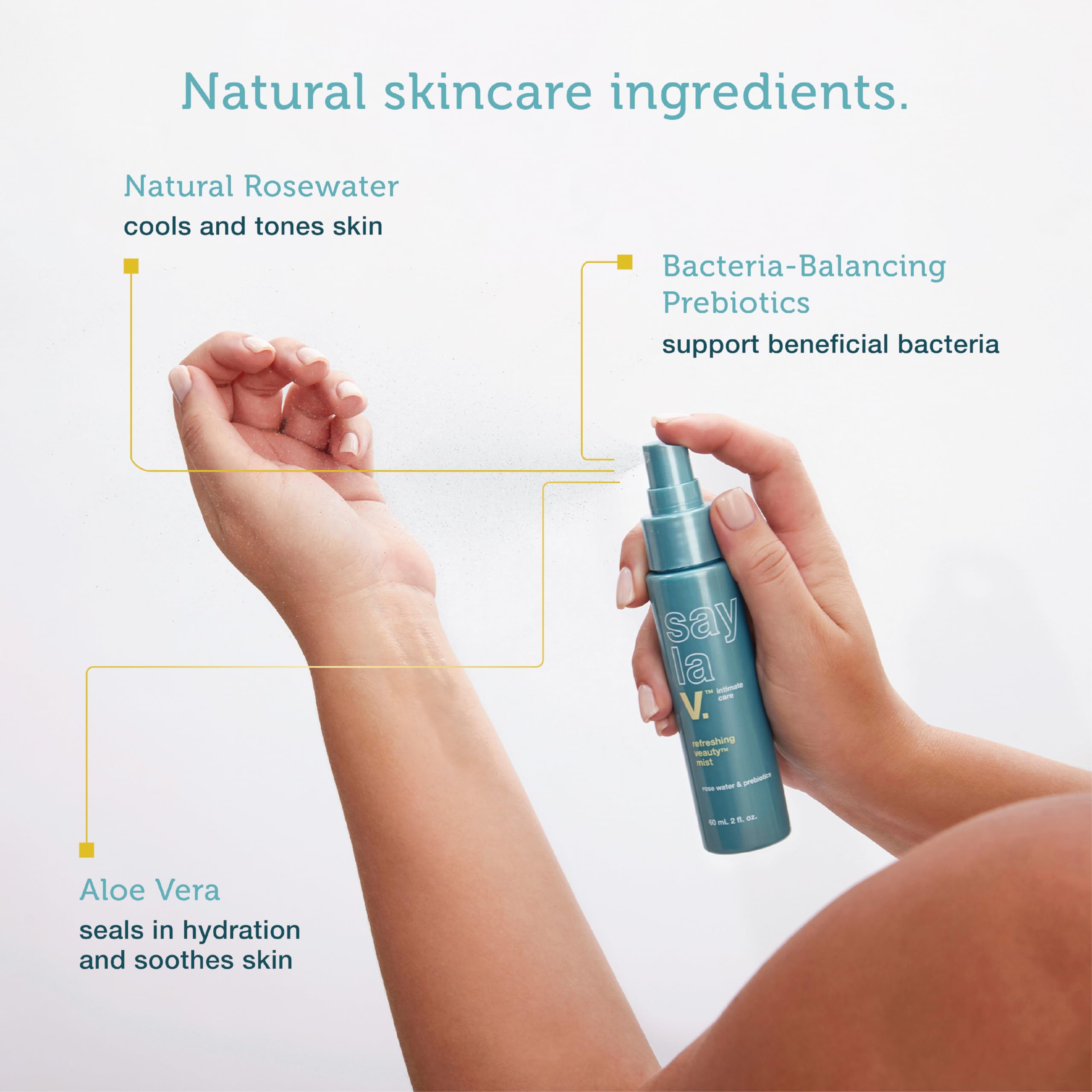 say la V. Refreshing Veauty Mist, pH Balanced, Feminine Hygiene Spray to Neutralize Vulva Odor SAY LA V buy supplements canada