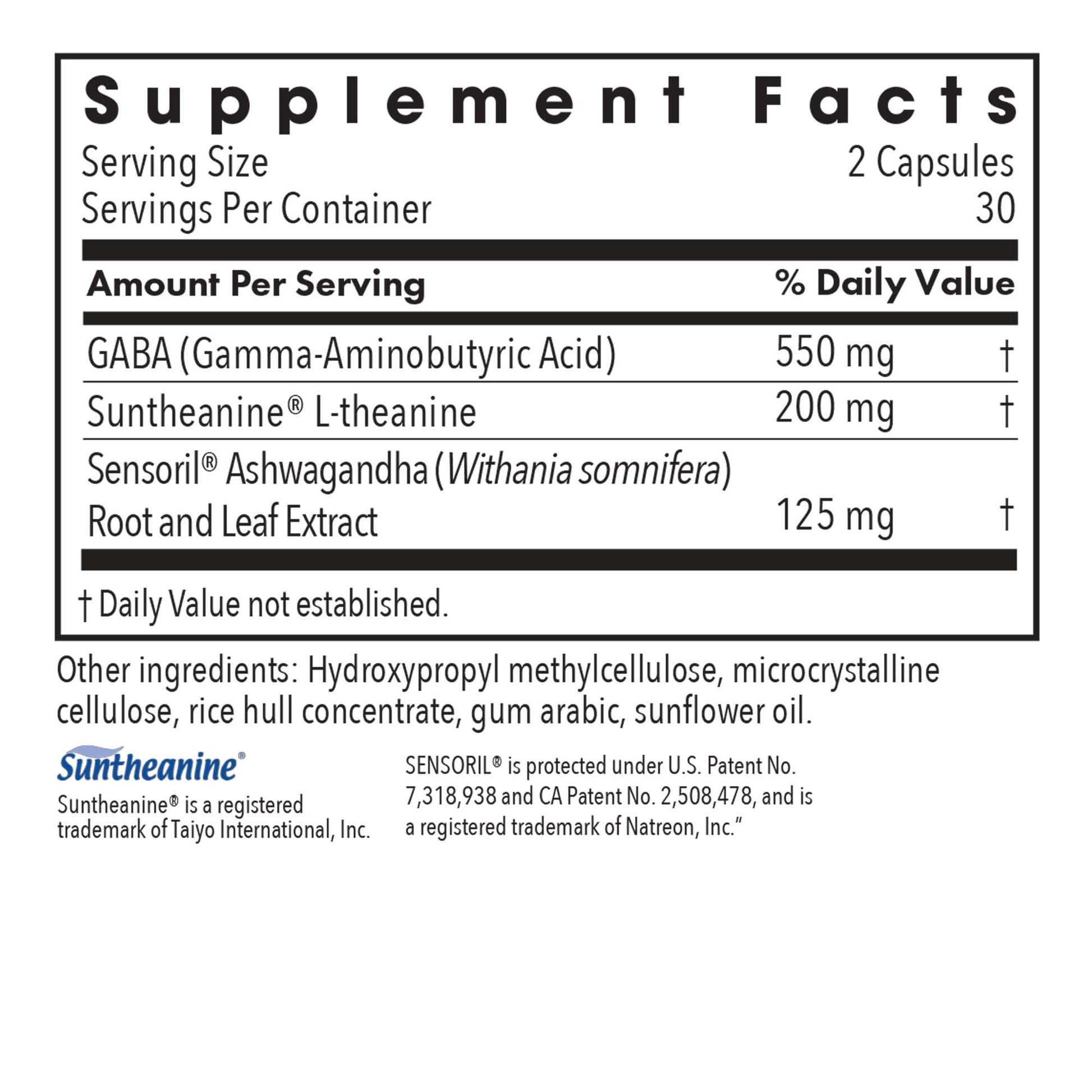 ARG Zen Adapt - 200 mg L-Theanine, 125 mg Ashwagandha & 550 mg GABA - Supports Stress Response and Calmness - Vegetarian Capsules - Hypoallergenic Formula - 30 Servings - 60 Capsules Allergy Research Group buy supplements canada