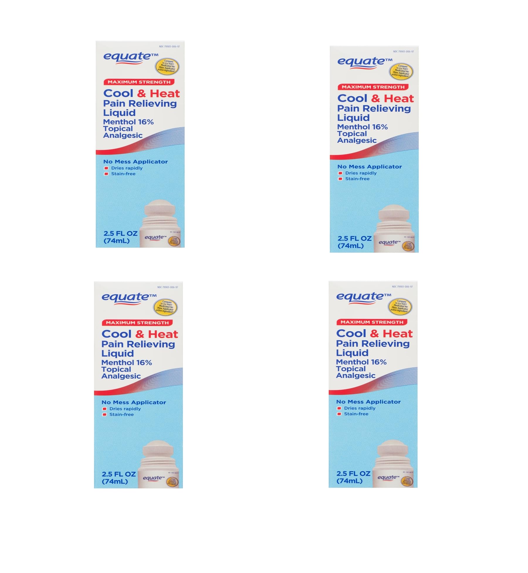 Equate Maximum Strength Cool & Heat, Equate Cool & Heat Pain Relief, Joint Pain Relief, 2.5 fl. oz, Pack of 2 Aus Healthcare buy supplements canada