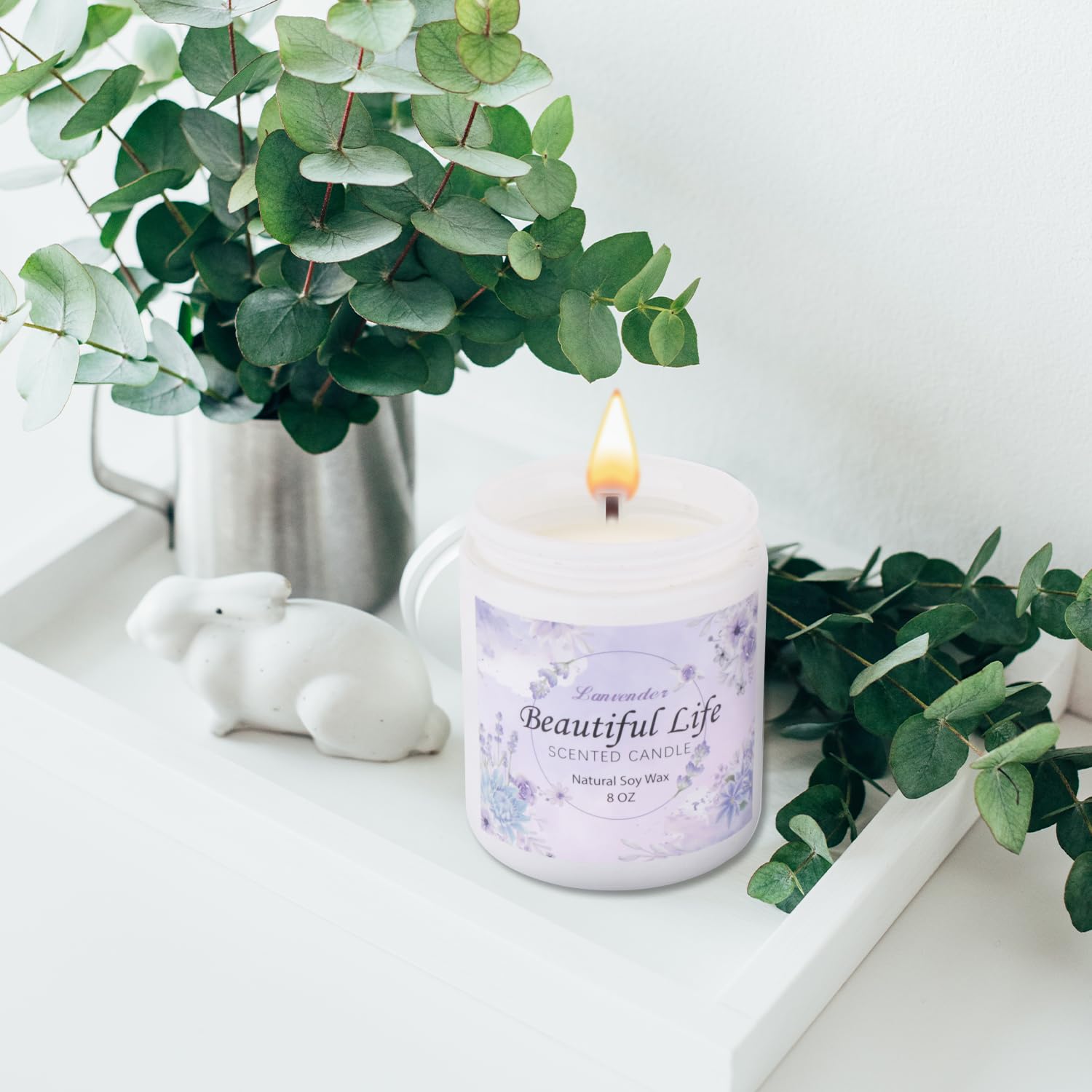 AMIDONSO Lavender Candles for Home Scented,8 oz Aromatherapy Candles Gift,45 Hour Long AMIDONSO buy supplements canada