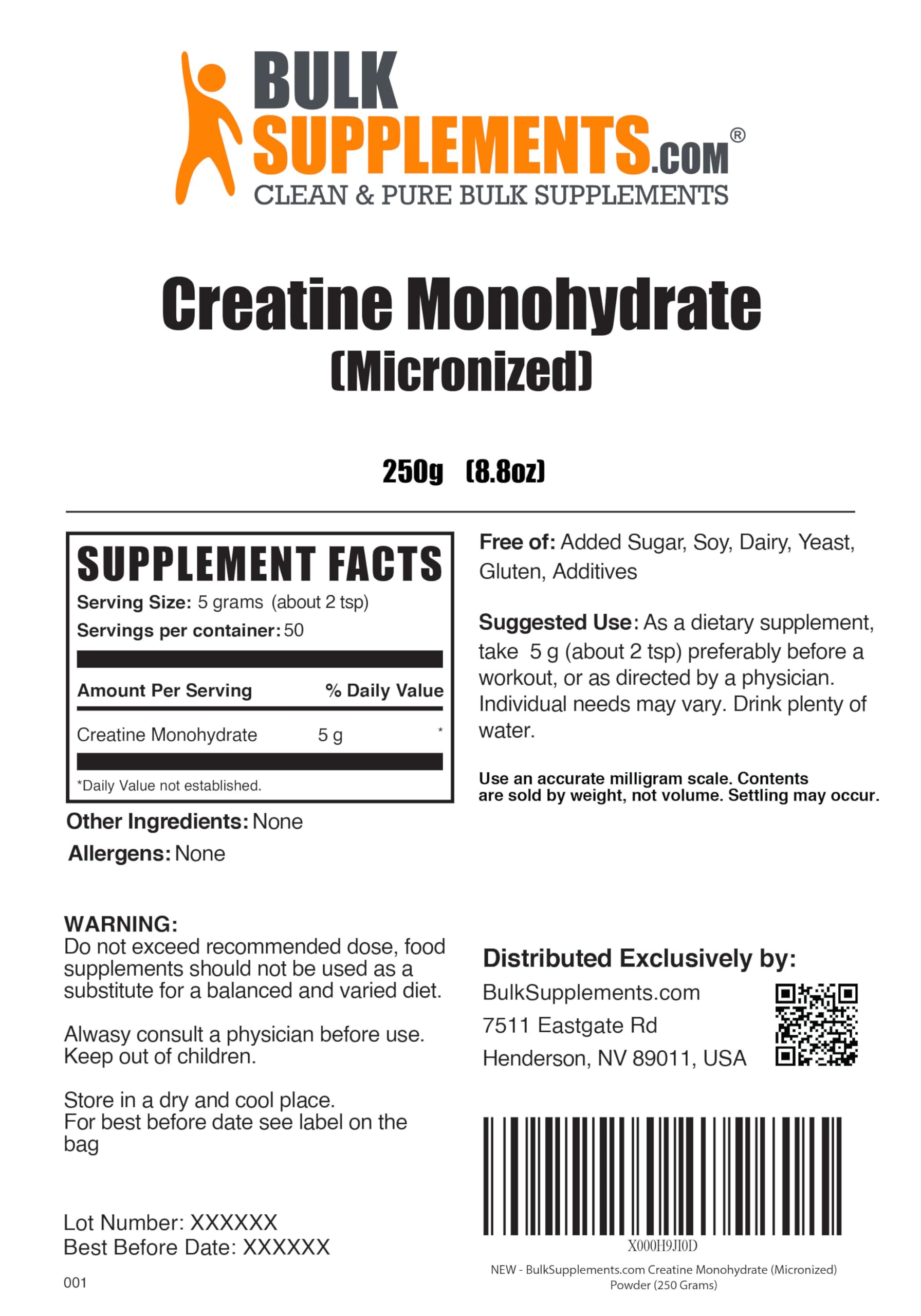 BULKSUPPLEMENTS.COM Creatine Monohydrate Powder - Micronized Creatine BULKSUPPLEMENTS.COM buy supplements canada