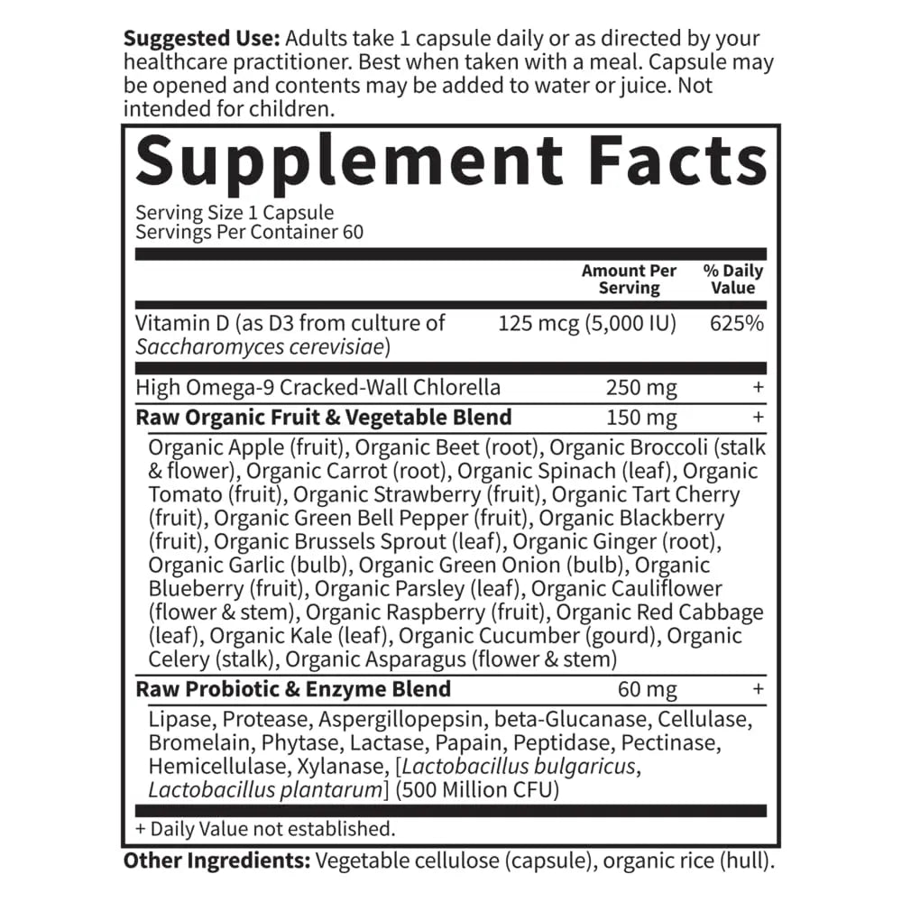 Garden of Life Organics Women's Once Dail,y 60ct & Vitamin Code Vitamin D3 5,000IU, 60ct Garden of Life buy supplements canada