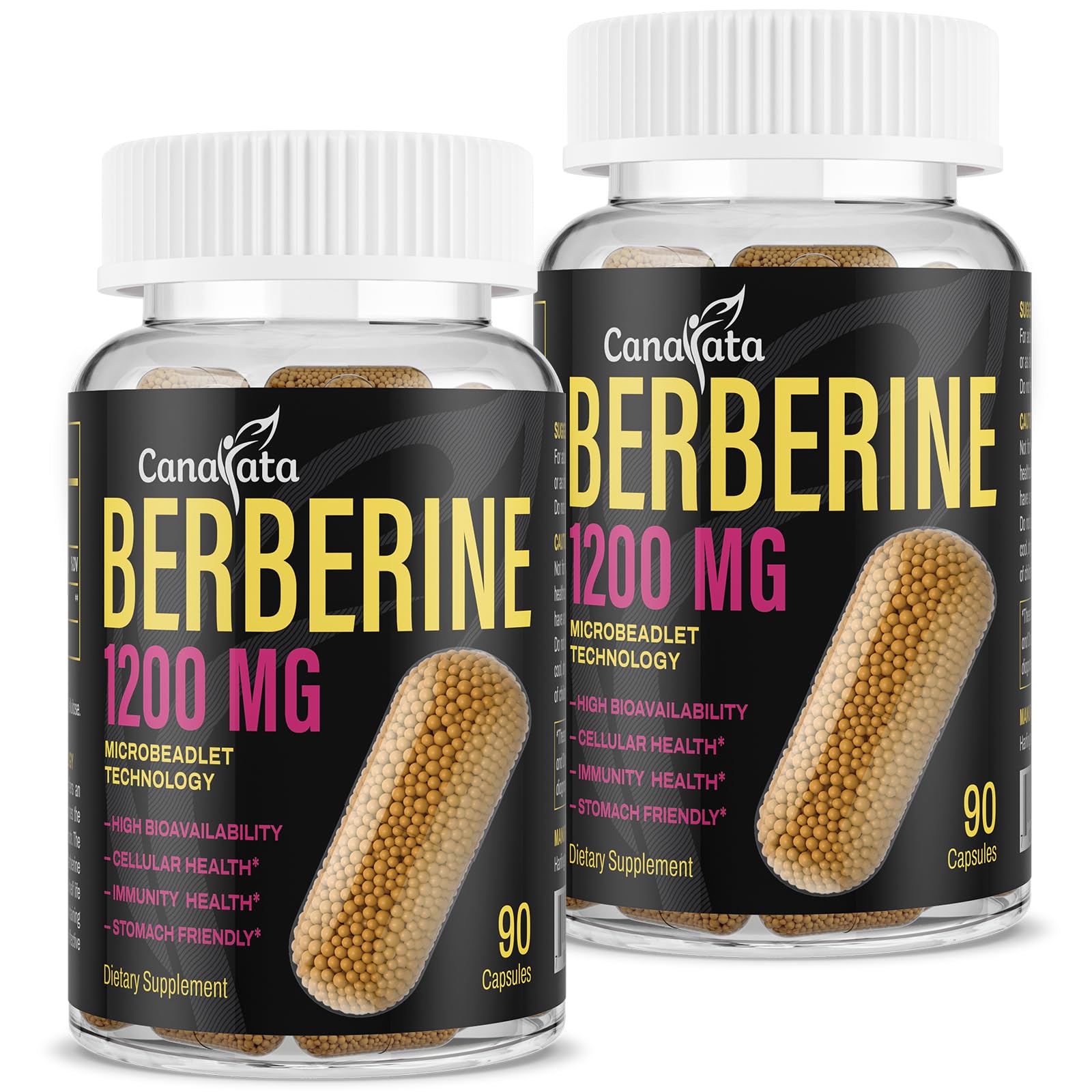 Berberine Supplement 1200mg Berberine HCL - High Bioavailability Microbeadlet Canarata buy supplements canada