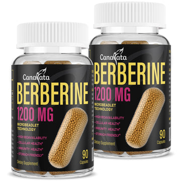 Berberine Supplement 1200mg Berberine HCL - High Bioavailability Microbeadlet Canarata buy supplements canada