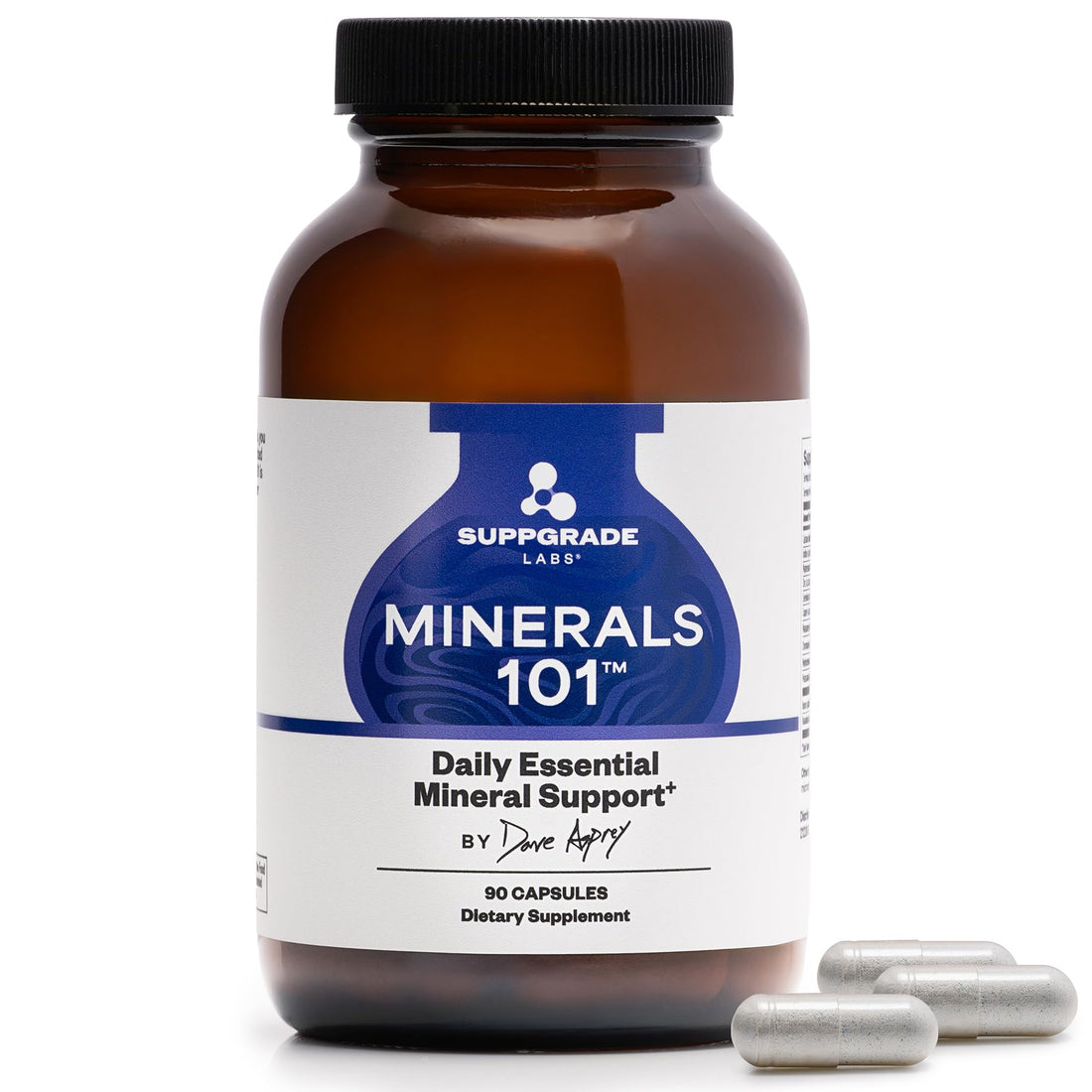 Suppgrade Labs Minerals 101 by Dave Asprey | Daily Essential Mineral Support | Trace Mineral Supplement with Calcium, Magnesium Malate, Chromium, Zinc, Copper, Potassium | 30 Day Supply Suppgrade Labs buy supplements canada
