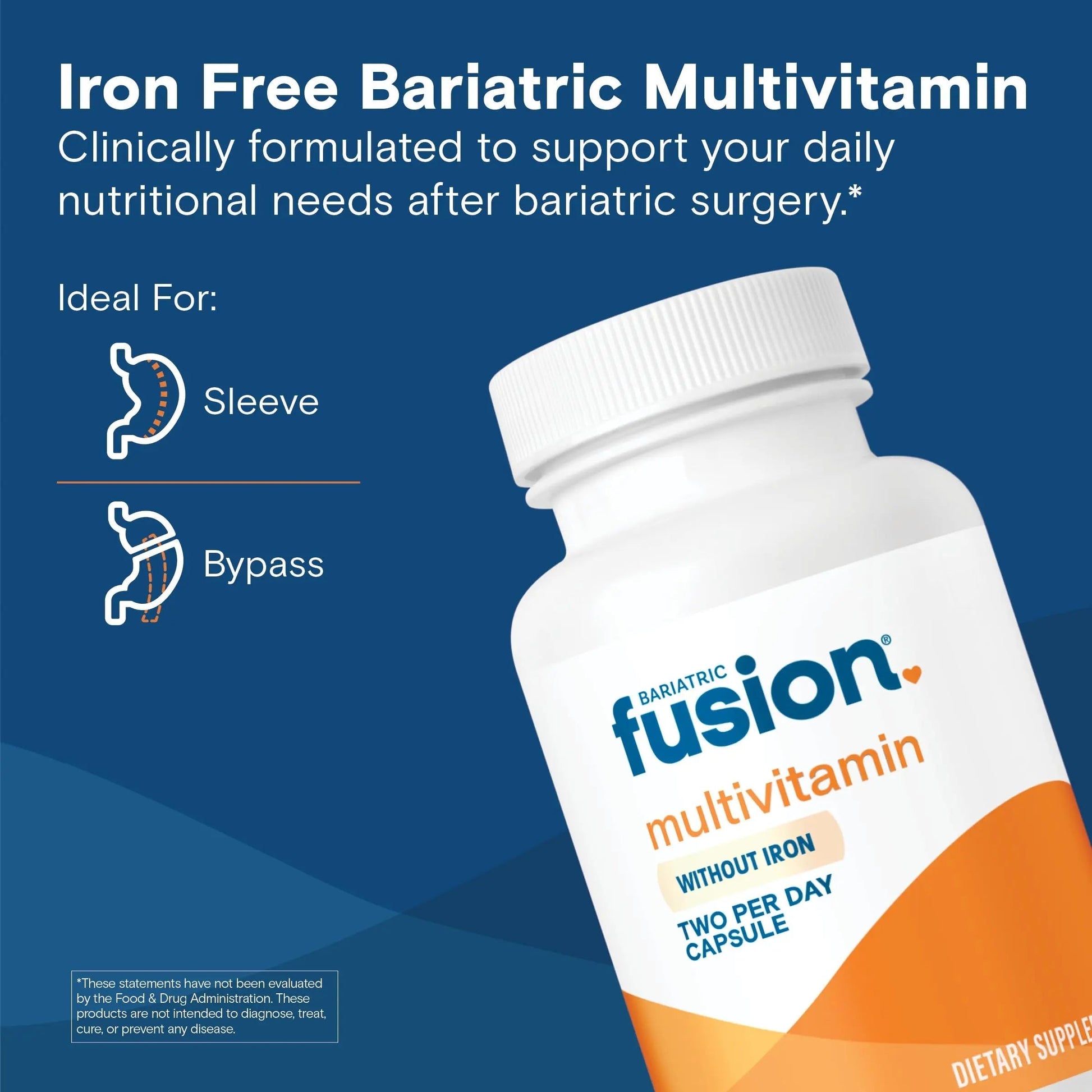 Bariatric Fusion Bariatric Multivitamin Without Iron | Post Bariatric Surgery Patients | Iron Free Bariatric Vitamin Bariatric Fusion buy supplements canada