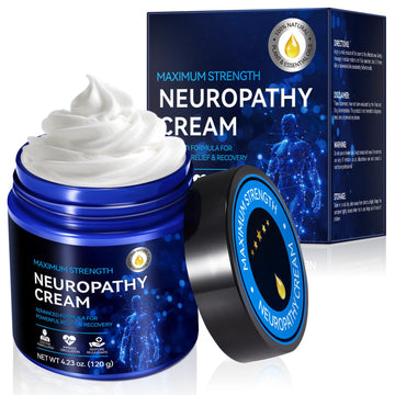 Neuropathy Cream for Feet, Legs & Hands – Lightweight, Plant-Based Formula with Cooling Comfort, 4 oz CFXYHNOX buy supplements canada