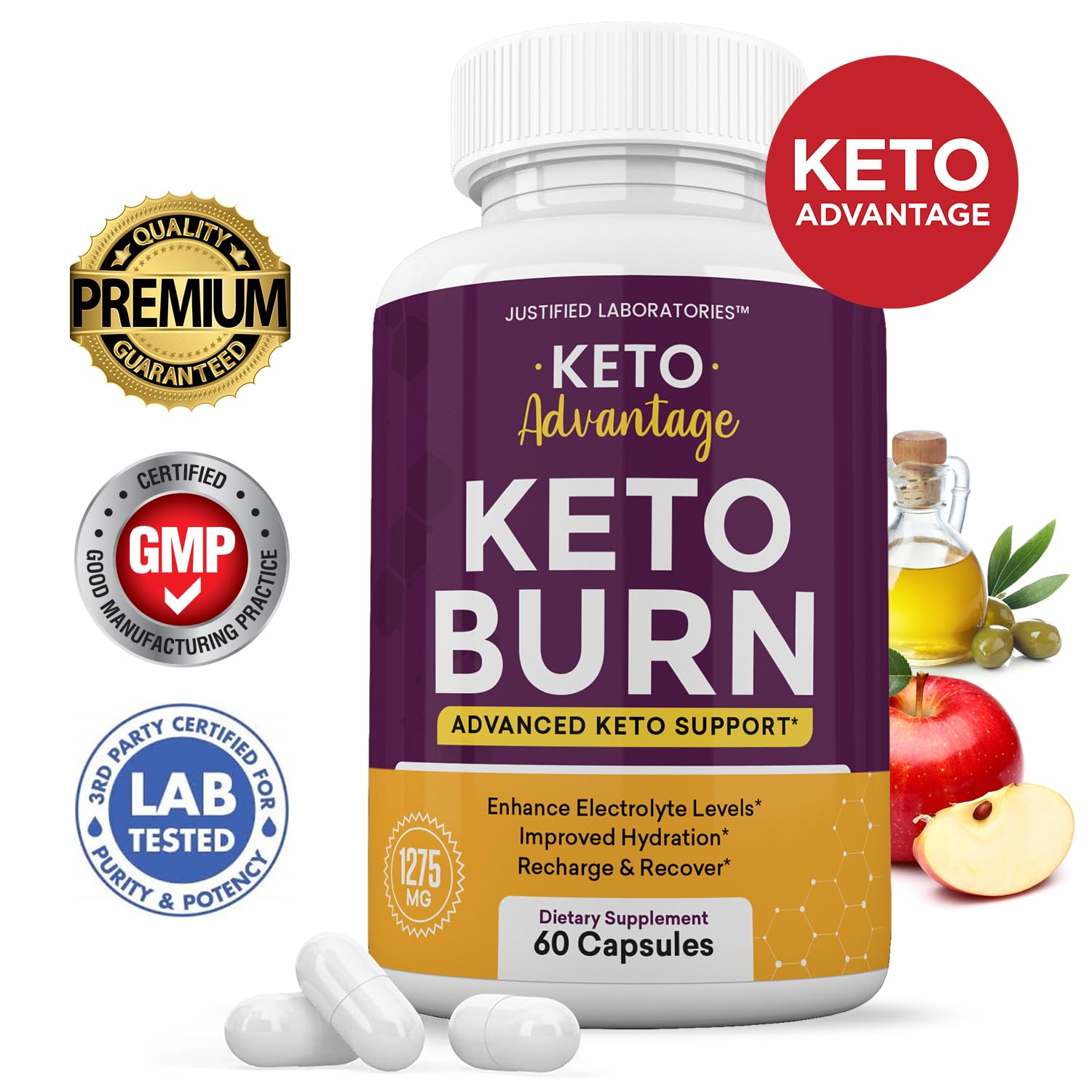 (2 Pack) Keto Advantage Keto Burn Pills 1275MG New & Improved Formula Contains Apple Justified Laboratories buy supplements canada