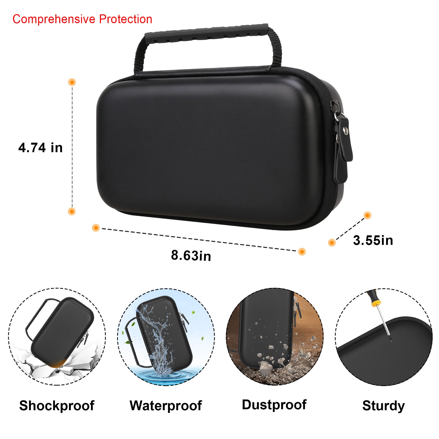 Elonbo Carrying Case for Portable Handheld Inhaler Nebulizer Machine for Adults and Kids Elonbo buy supplements canada