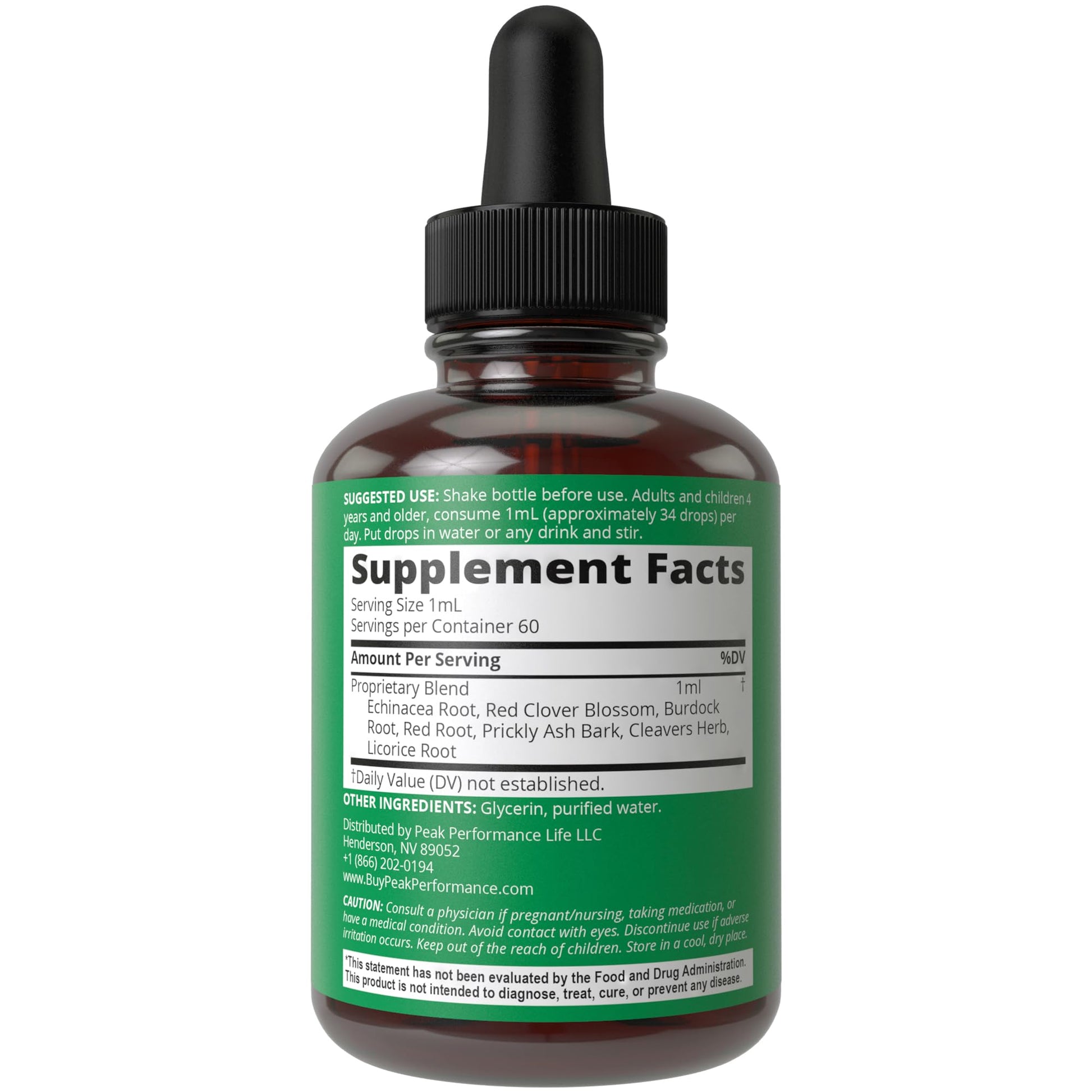 Lymphatic Drainage Drops. Sugar Free 7-in-1 Lymph Detox And Cleanse Support Peak Performance buy supplements canada