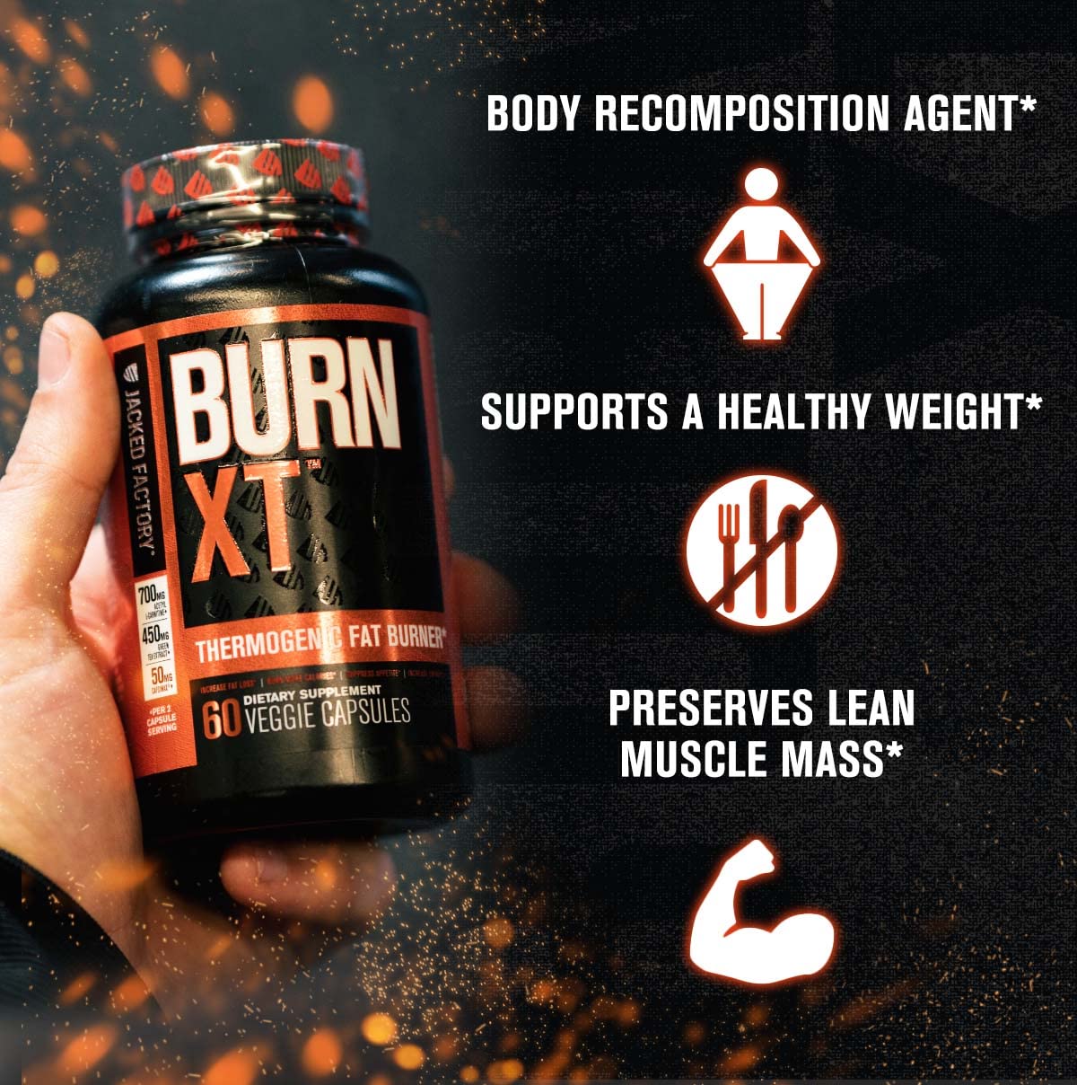 Jacked Factory Burn XT Thermogenic Fat Burner & Lean PM Nighttime Jacked Factory buy supplements canada
