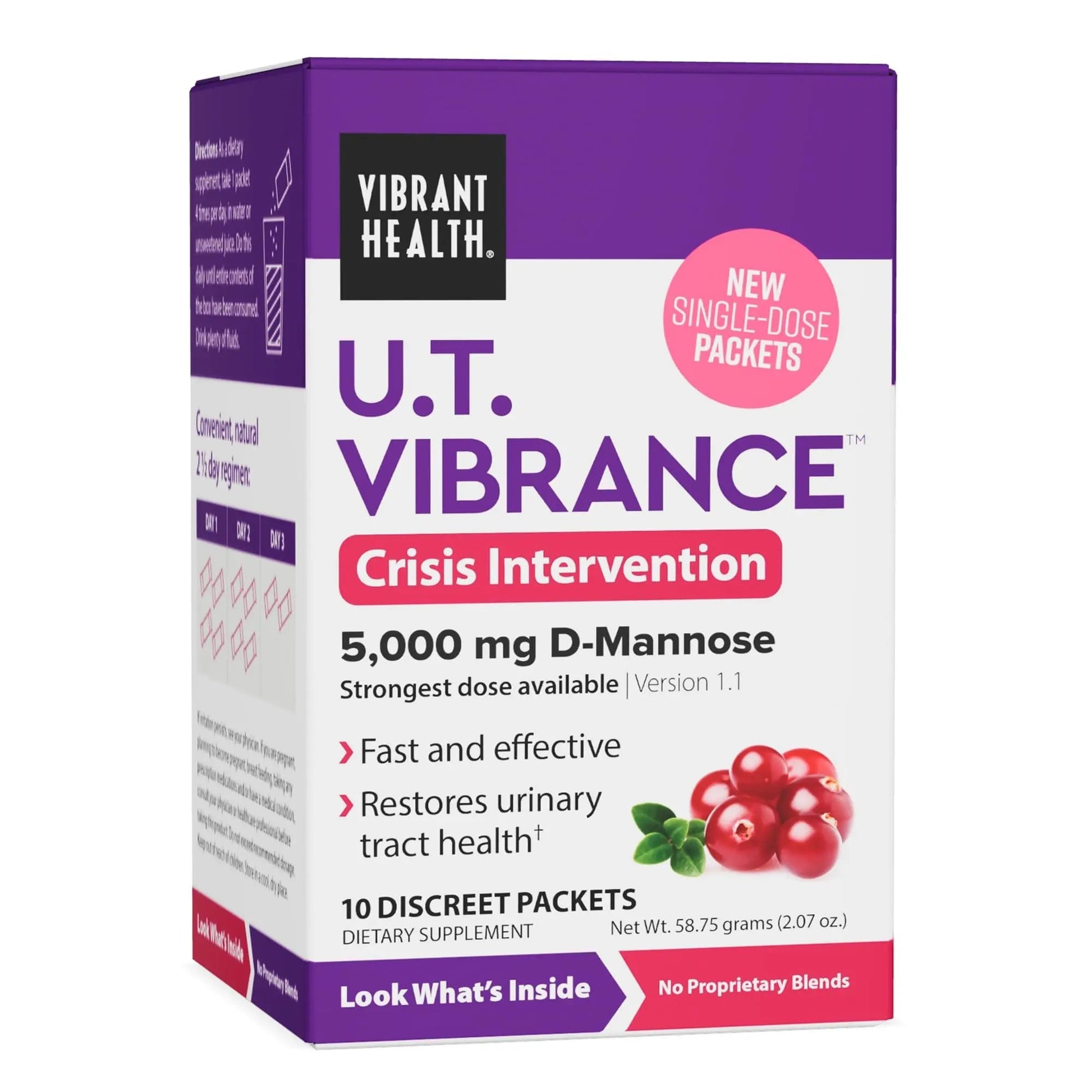Vibrant Health, U.T. Vibrance Stick Packs, Crisis Intervention for Urinary Tract Health, 10 Servings Vibrant Health buy supplements canada