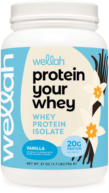 Wellah Your Whey (30 Servings, Vanilla) - Whey Protein Isolate Protein Wellah buy supplements canada
