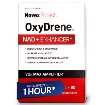 Novex Biotech Oxydrene NAD+ Enhancer - Natural Supplement Promoting Metabolism and Cardiovascular Support for Men and Women - (60 Capsules) Novex Biotech buy supplements canada