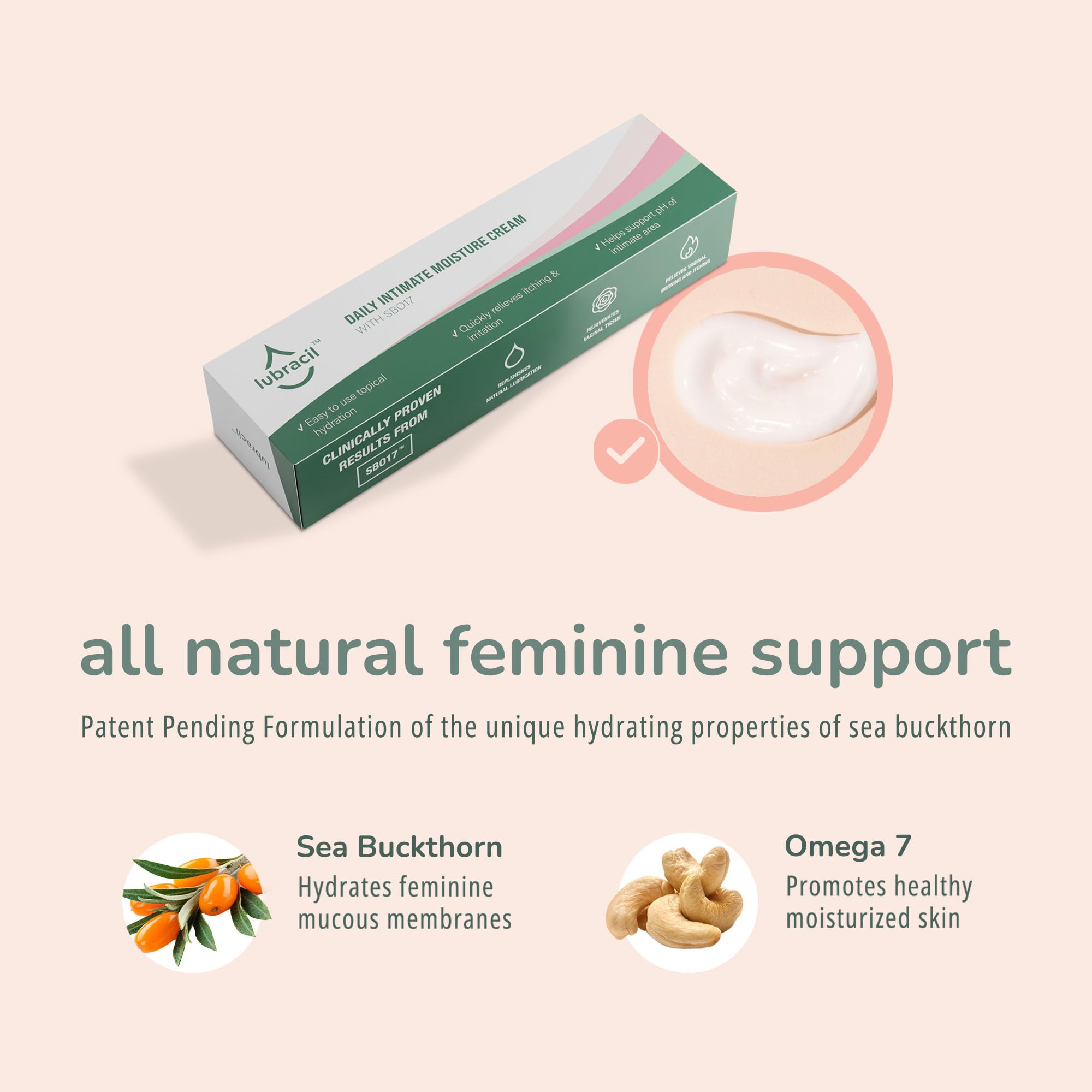 Lubracil - Topical Vulva Cream - Daily Care Moisturizer Helping with Vaginal Dryness, Burning Lubracil buy supplements canada