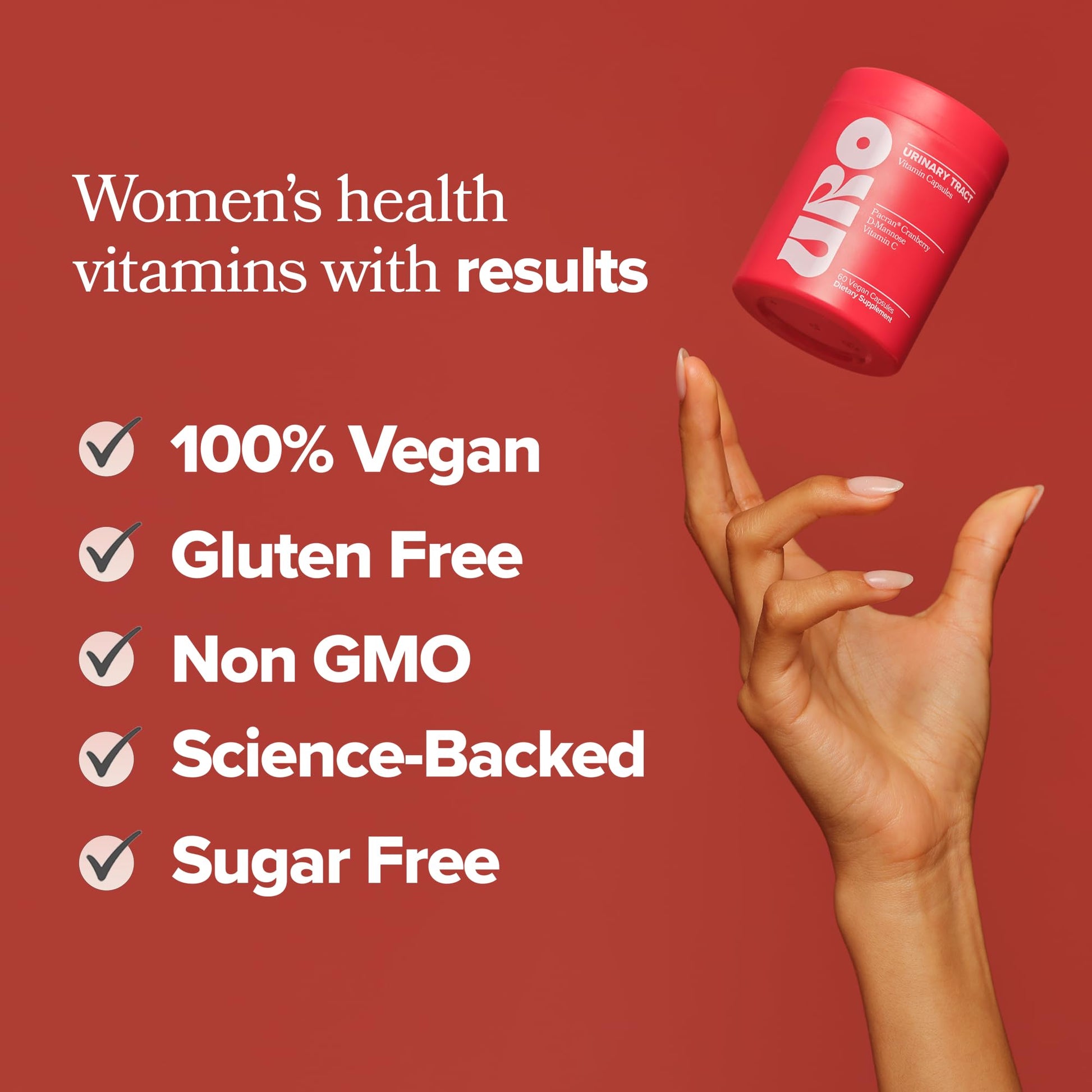 URO Urinary Tract Health Supplement for Women, 60 Count (Pack of 2) - Urinary Support O Positiv buy supplements canada