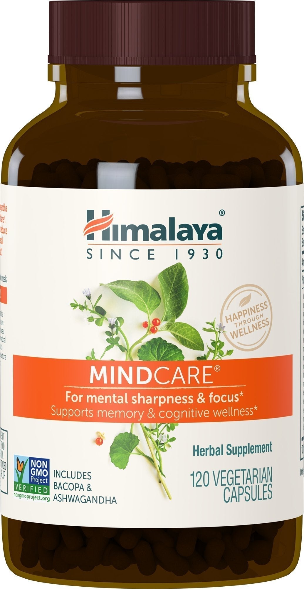 Himalaya MindCare, Nootropic Brain Supplement Booster for Mental Sharpness, Focus, Memory, and Cognitive Wellness, 1170 mg, 120 Capsules, 1 Month Supply Himalaya buy supplements canada