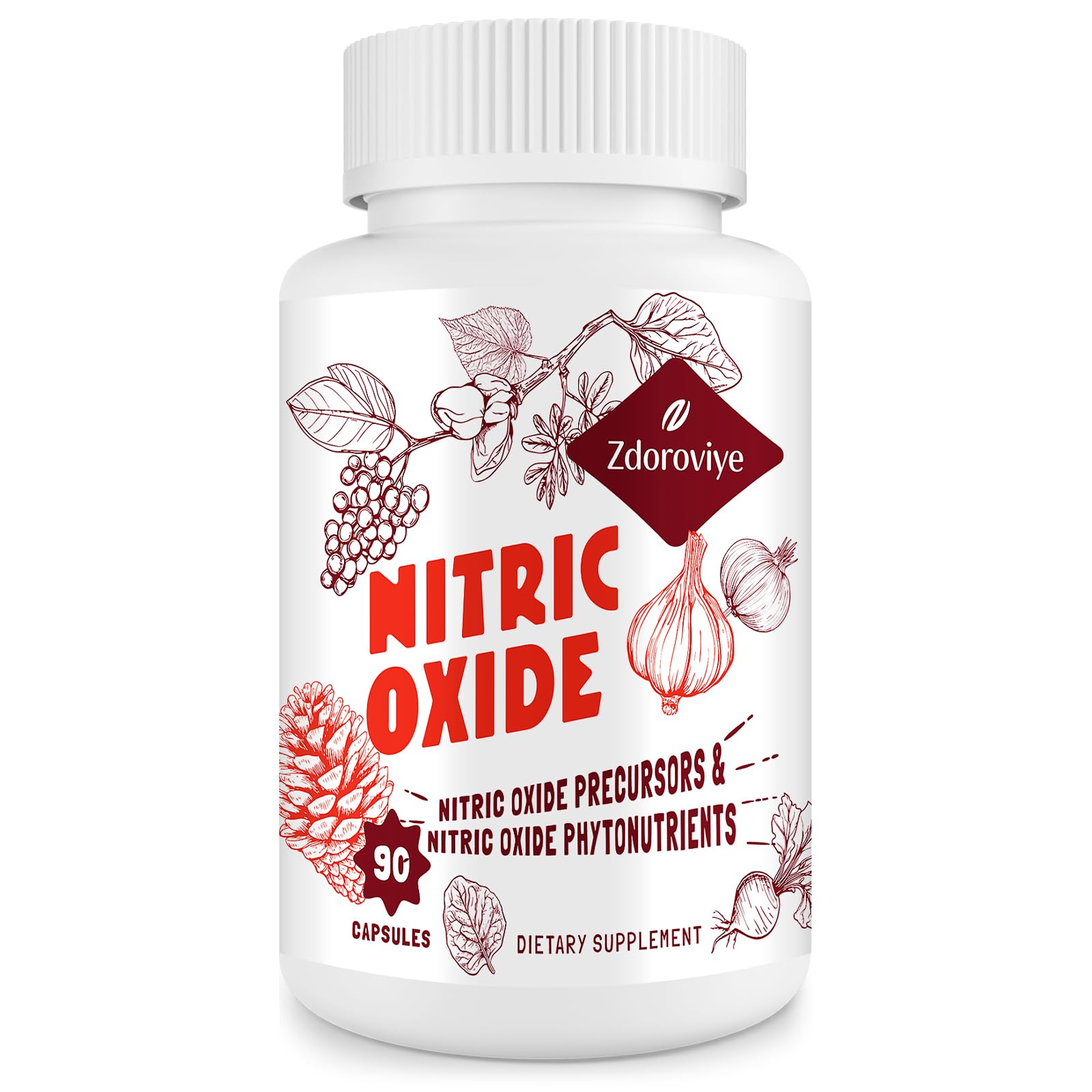Zdoroviye Nitric Oxide Supplement for Men, 90 Capsules (2 Pack) Zdoroviye buy supplements canada