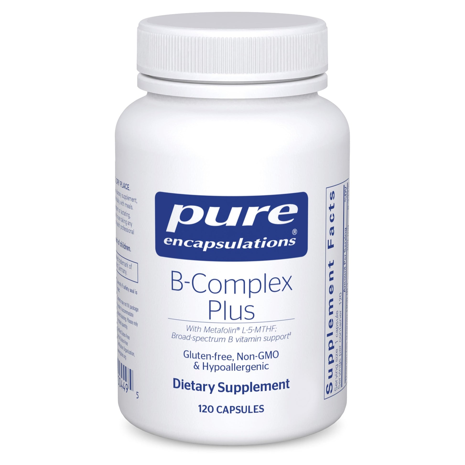 Pure Encapsulations B-Complex Plus - B Vitamins Supplement to Support Neurological Health, Cardiovascular Health, Energy Levels & Nervous System Support Pure Encapsulations buy supplements canada