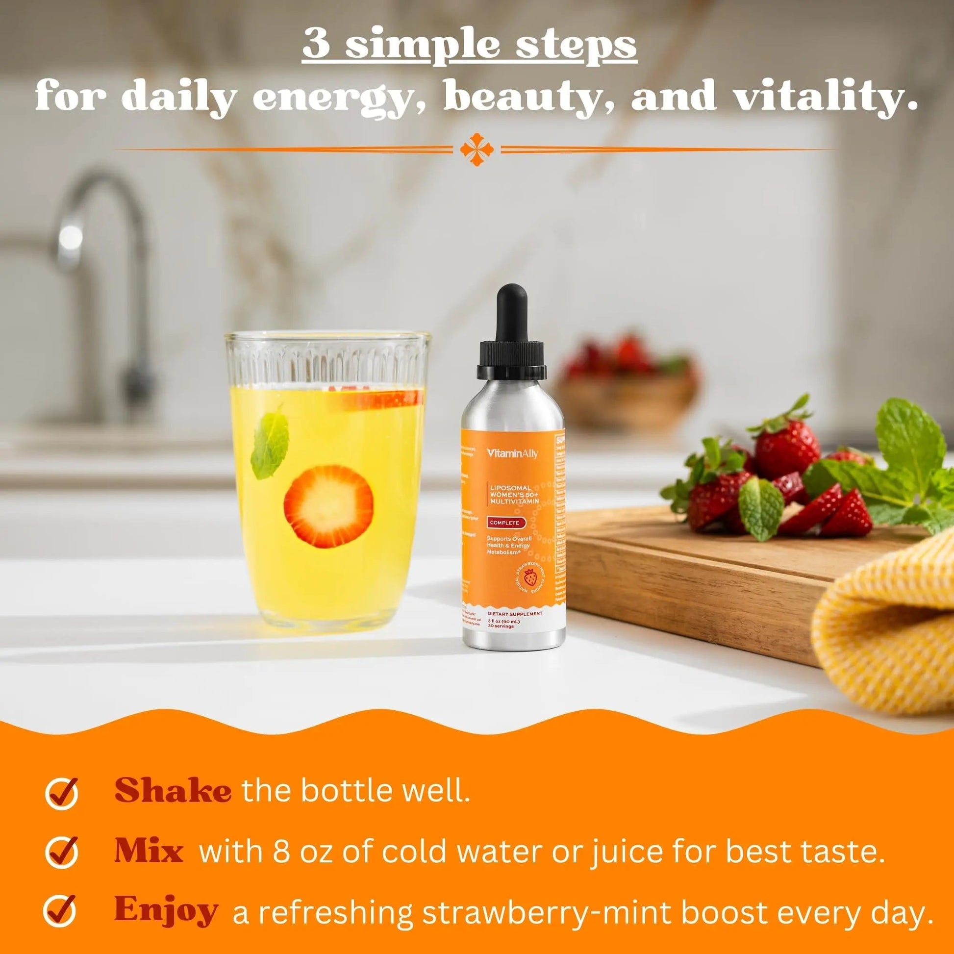 Vitaminally Women’s 50+ Liposomal Liquid Multivitamin – 16 Essential Vitamins & Minerals for Energy, Bone & Immune Support Vitaminally buy supplements canada