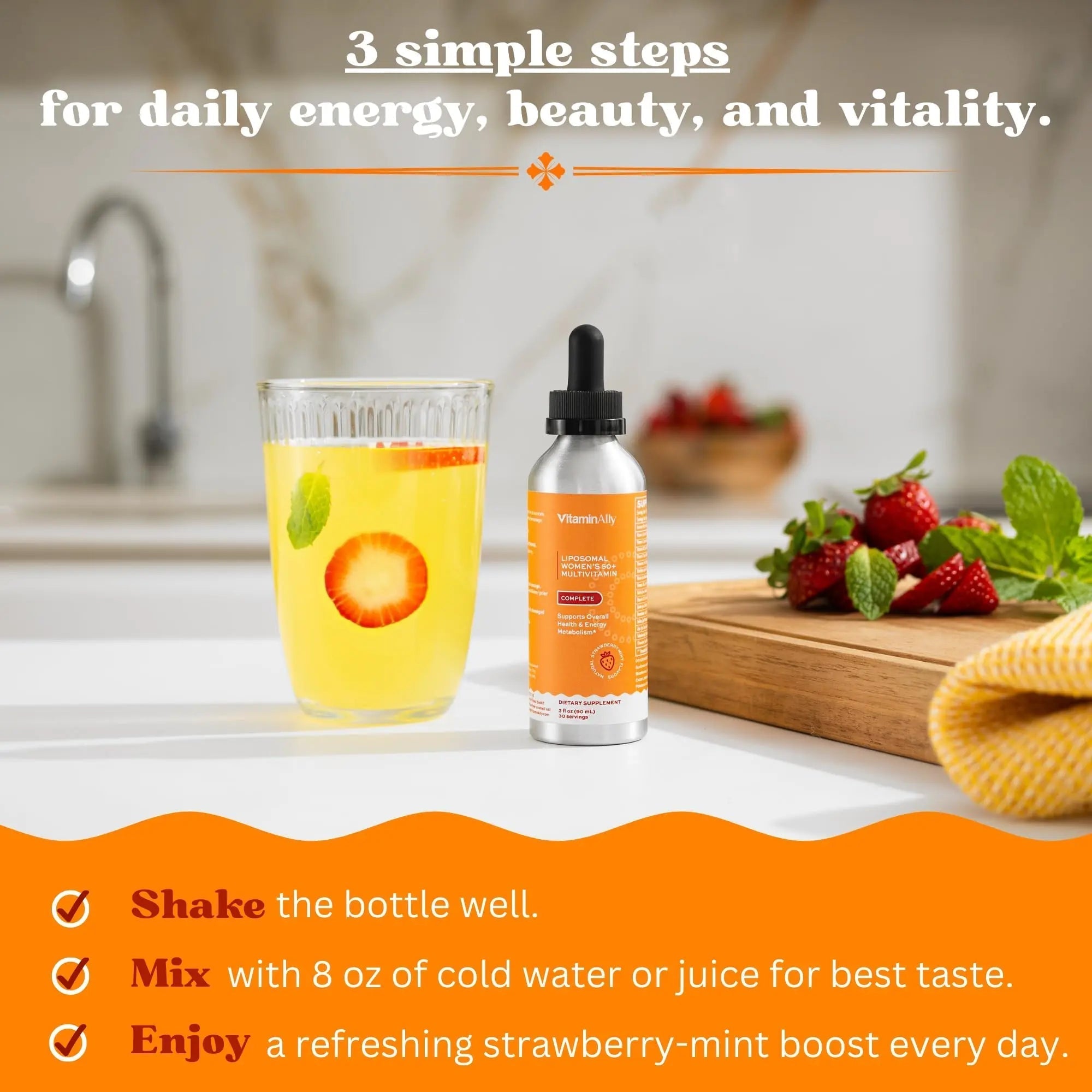 Vitaminally Women’s 50+ Liposomal Liquid Multivitamin – 16 Essential Vitamins & Minerals for Energy, Bone & Immune Support Vitaminally buy supplements canada