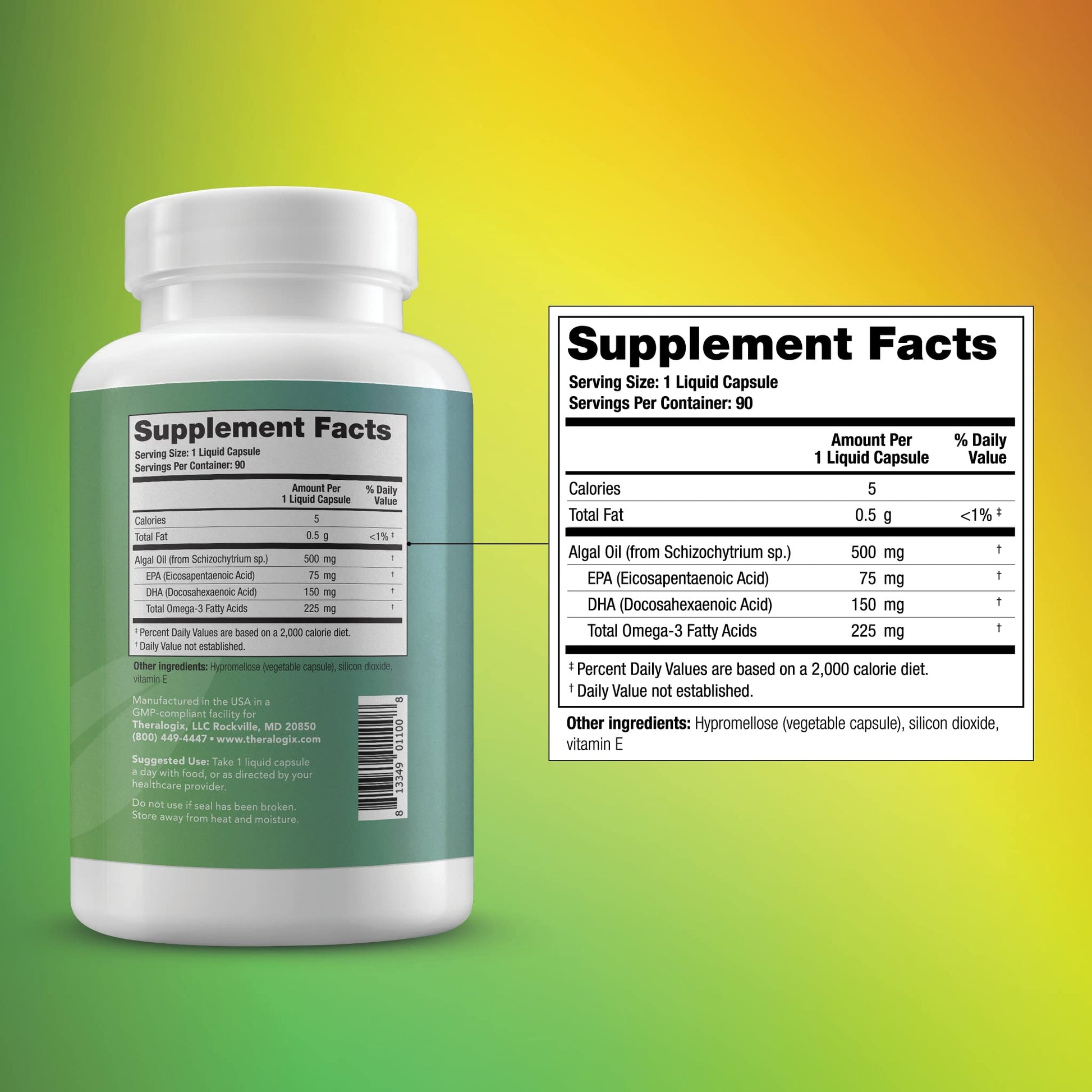 Theralogix PhytoLife Omega - 90-Day Supply - Vegan Algae Omega-3 Supplement Theralogix buy supplements canada