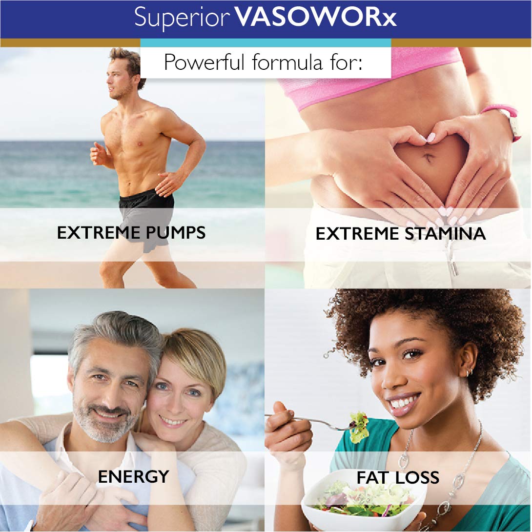 Superior Labs – VASOWORx  – Nitric Oxide Supplement – Extra Strength - 1,600 mg Superior Labs buy supplements canada