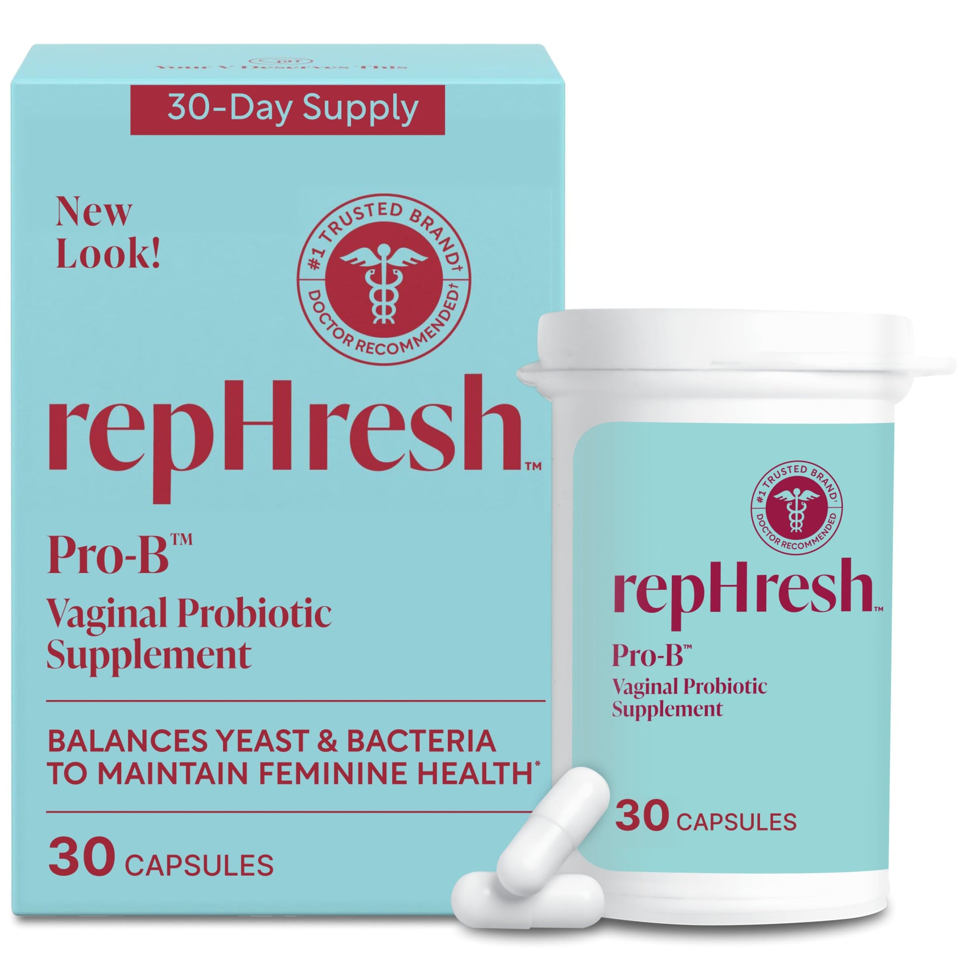 RepHresh Pro-B Women's Probiotic, Probiotic Supplement for Women, 30 Oral Capsules Rephresh buy supplements canada