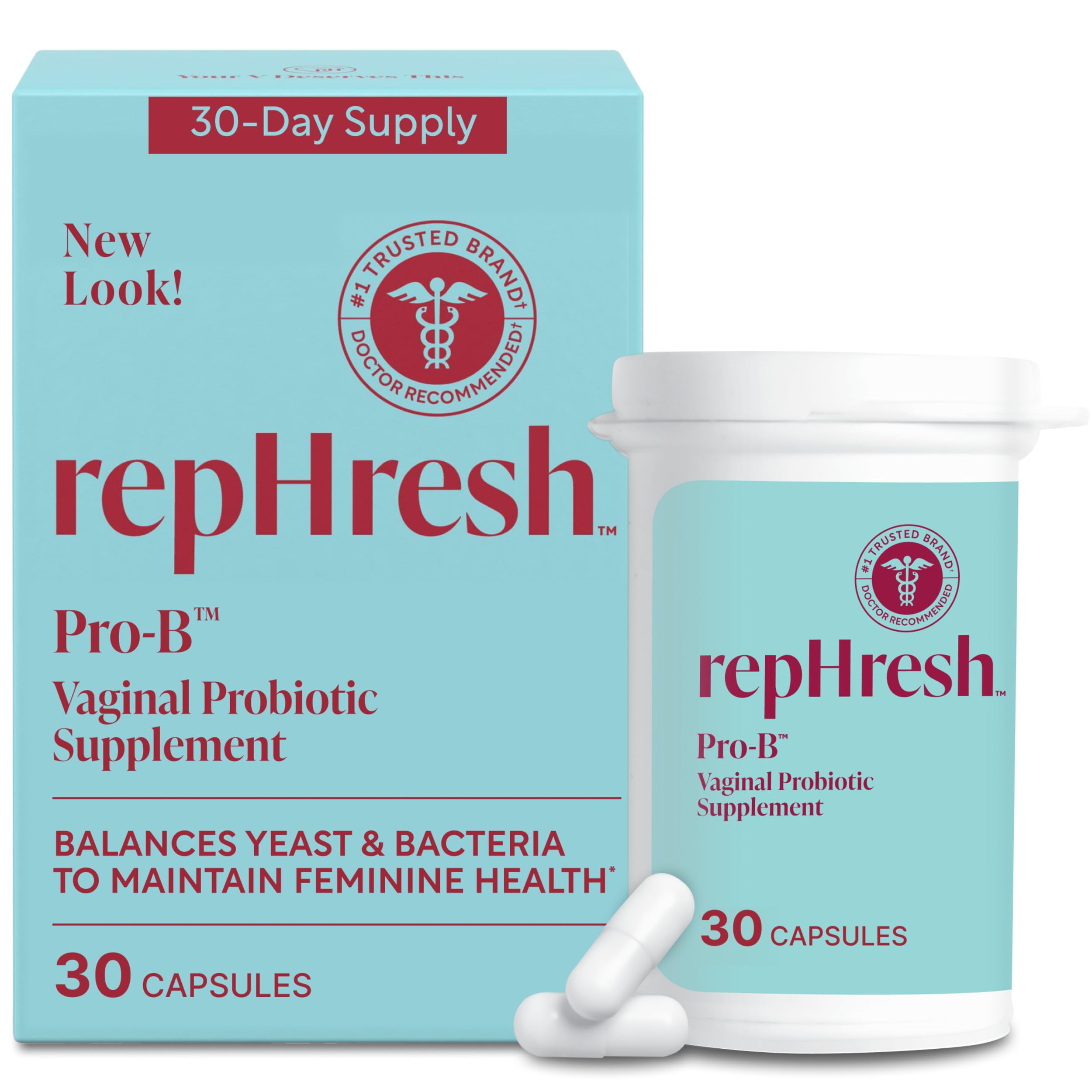 RepHresh Pro-B Women's Probiotic, Probiotic Supplement for Women, 30 Oral Capsules Rephresh buy supplements canada