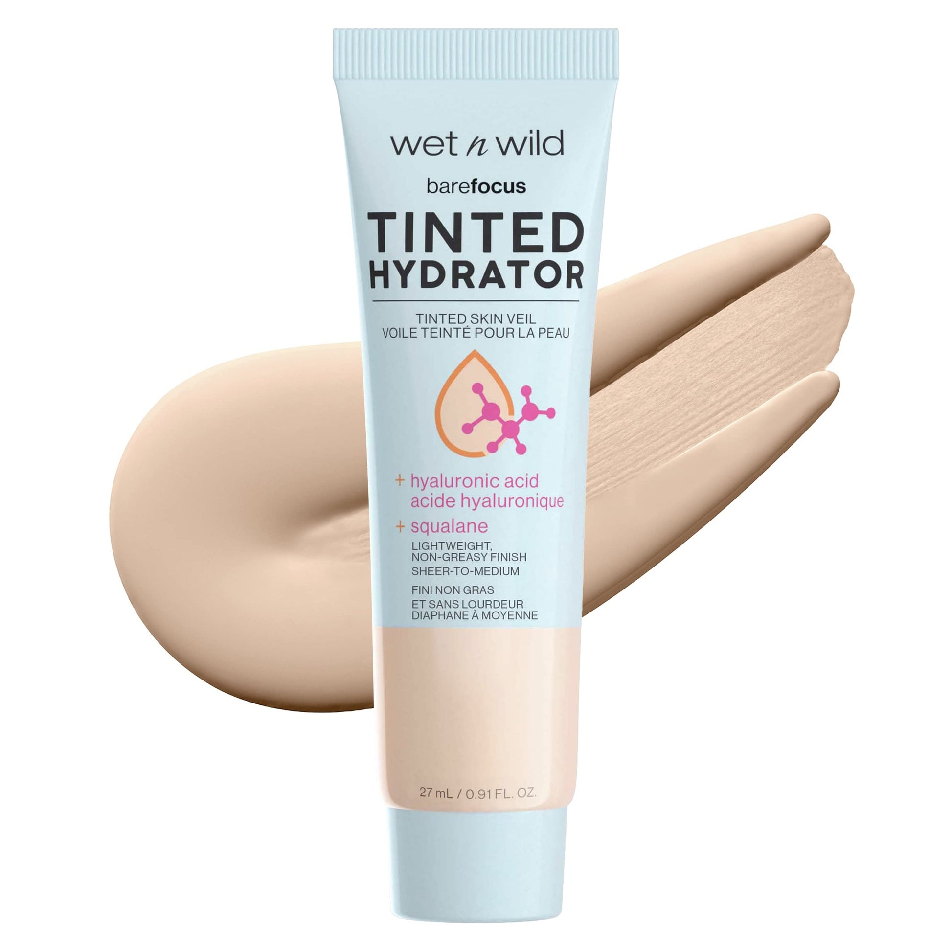 wet n wild Bare Focus Tinted Hydrator Tinted Skin Veil, Lightweight Buildable Coverage with Hyaluronic Acid & Vegan Squalane, Sheer-to-Medium Coverage wet n wild buy supplements canada