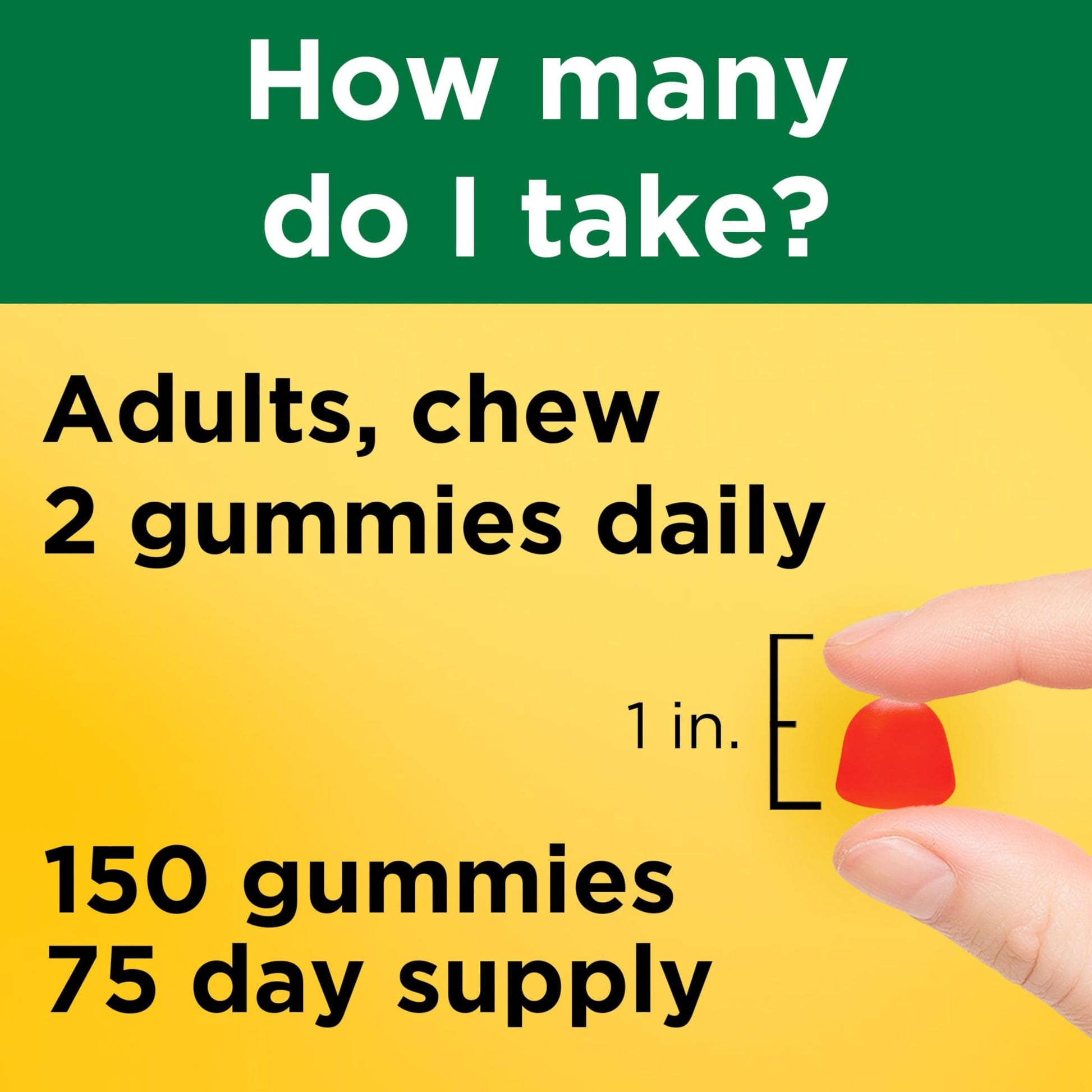 Nature Made Vitamin D3 5000 IU Per Serving Gummies Extra Strength, Bone and Immune Health Support, 150 Vitamin D Gummies for Adults, 75 Day Supply Nature Made buy supplements canada