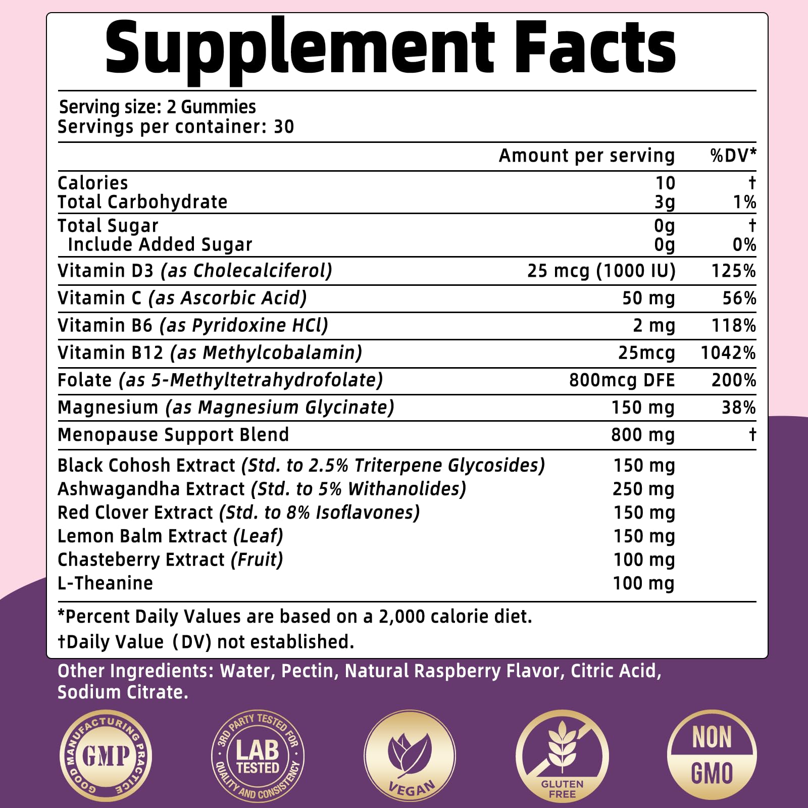 Menopause Supplements for Women with Black Cohosh, Menopause Relief Sugar Free Gummies for Hot Flashes, Natural Female Hormone Balance & Ashwagandha, Magnesium for Night Sweats, Mood Swings, 60 Count XIHOLIY buy supplements canada