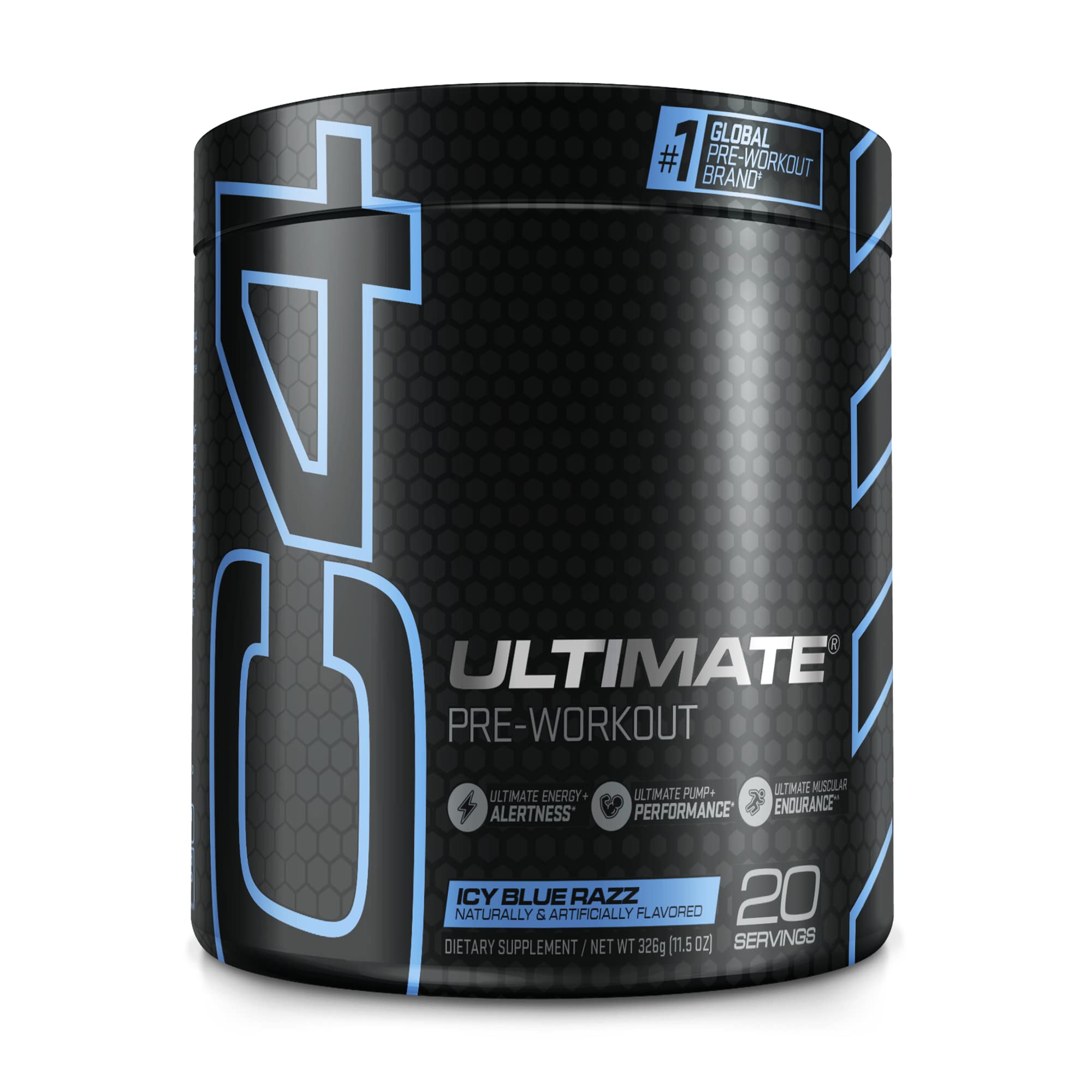 Cellucor C4 Ultimate Pre Workout Powder ICY Blue Razz - Sugar Free Preworkout Cellucor buy supplements canada