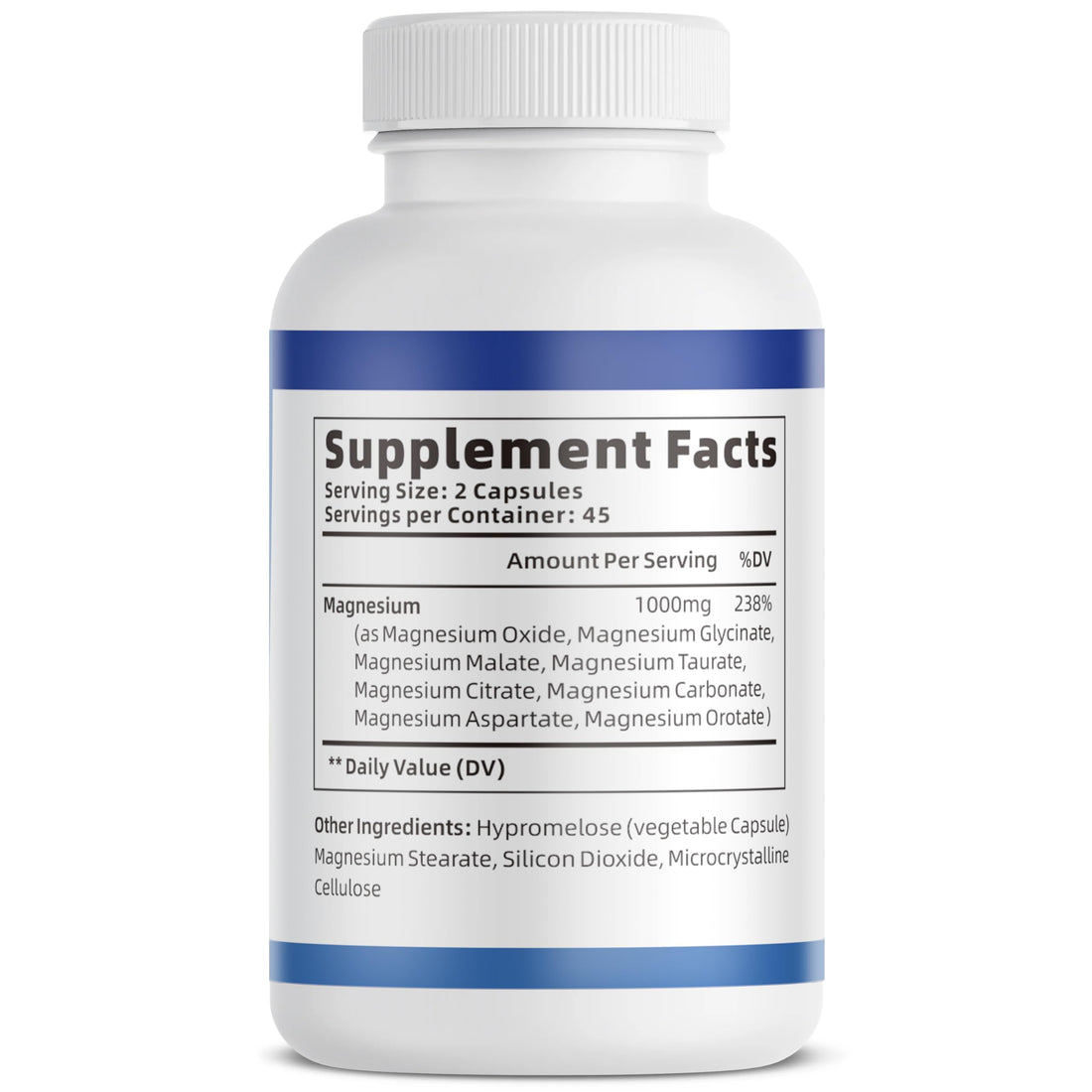 1000mg Magnesium Complex for Women & Men*, 8 Elemental with Magnesium Glycinate, Citrate, Malate, Taurate, Oxide, Carbonate, Aspartate, Orotate for Bones, Muscle VivoNu buy supplements canada