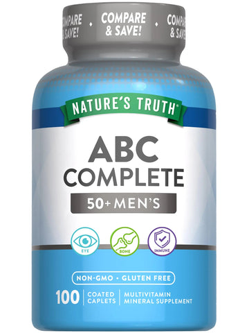 Nature's Truth Men's 50+ Multivitamin | with Vitamins A, C, E, B6 & B12 | 100 Count | Non-GMO & Gluten Free Nature's Truth buy supplements canada