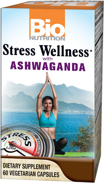 Bio Nutrition Stress Wellness with Ashwagandha, 60 Vegetarian Capsules Bio Nutrition buy supplements canada