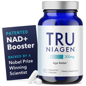 TRU NIAGEN Patented NAD Supplement for Brain Function, Anti Aging & Cell Regeneration, 300mg Niagen, 90 Servings | Supports Cellular Energy, Muscle | Nicotinamide Riboside (NR) Take 1 Daily | 1 Bottle TRU NIAGEN buy supplements canada