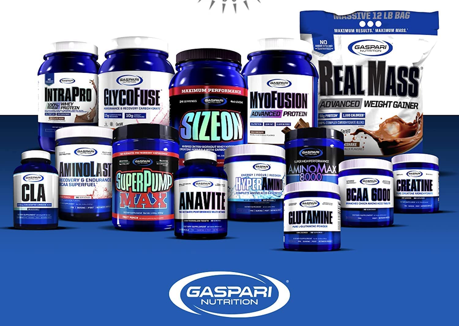 Gaspari Nutrition SuperPump Max Blue Raspberry Ice - 1.41 lbs Gaspari Nutrition buy supplements canada