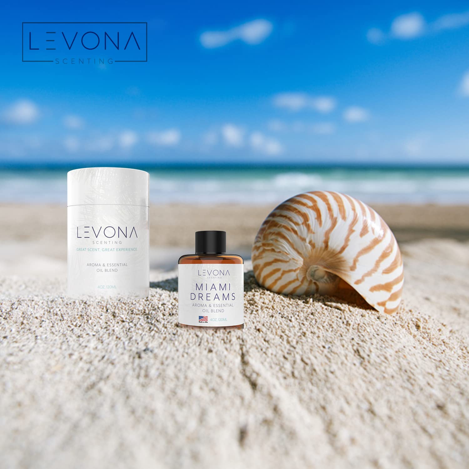 Levona Scent Essential Oils for Diffusers for Home: Miami Dreams Hotel & Home Luxury Scents Fragrance Oil LEVONA SCENT buy supplements canada