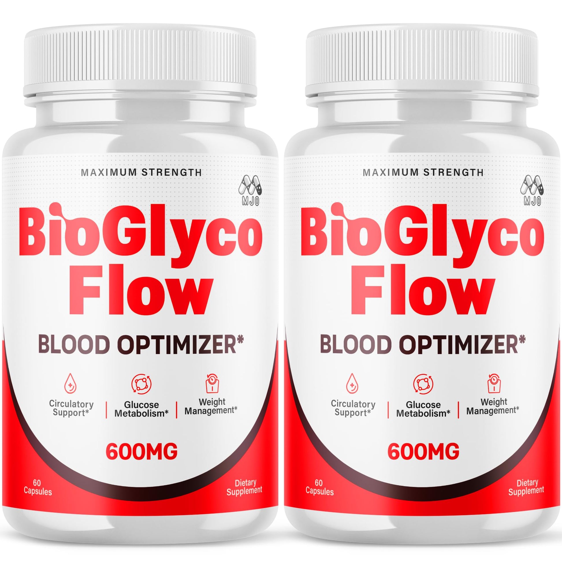 (2 Pack) BioGlyco Flow Blood Optimizer Capsules, Official BioGlyco Flow Pills with All Natural Ingredients, Advanced Health and Wellness Supplement with Maximum Strength Multivitamins (120 Capsules) MJO buy supplements canada